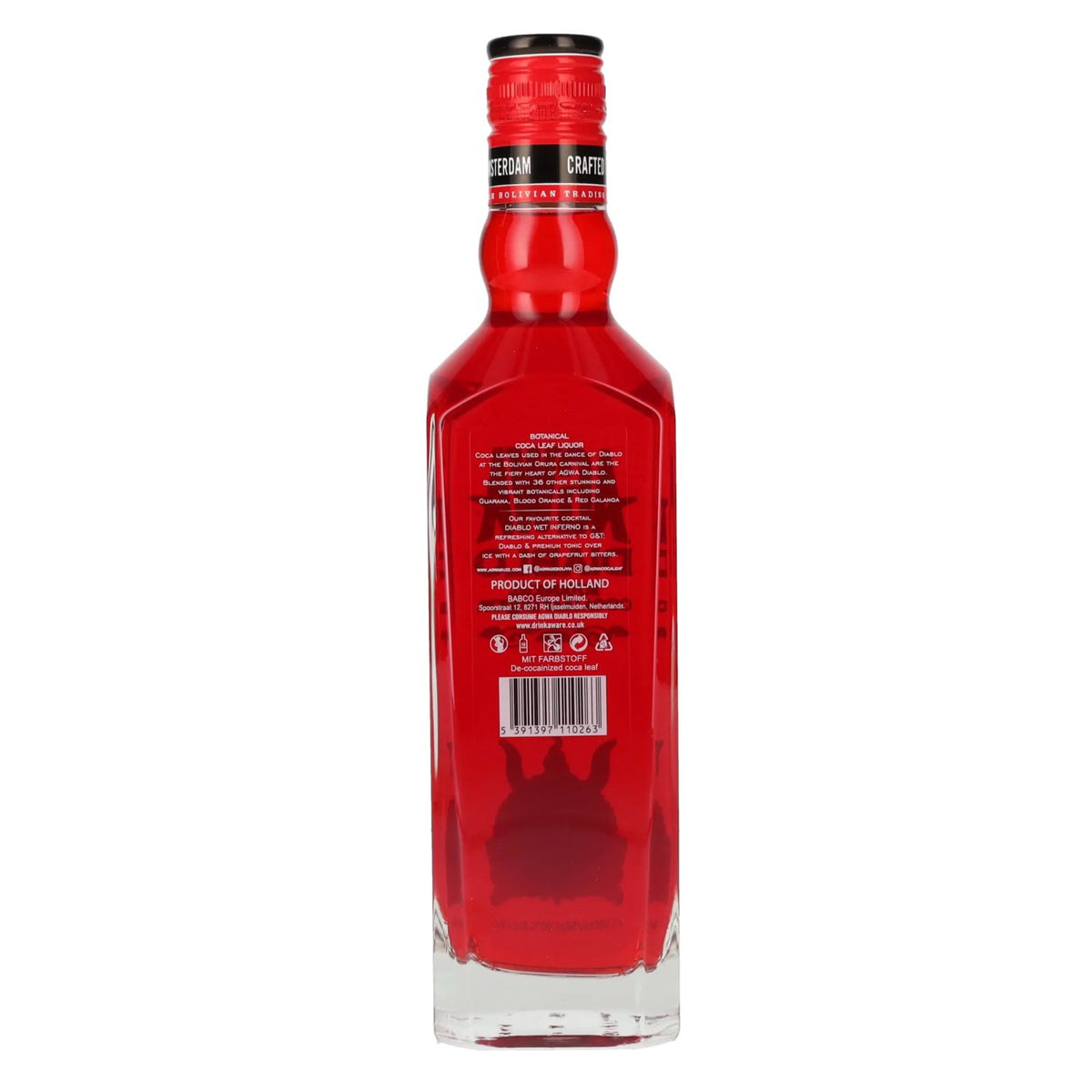Agwa DIABLO plantaardige cocablad likeur 20% vol. 0,5l