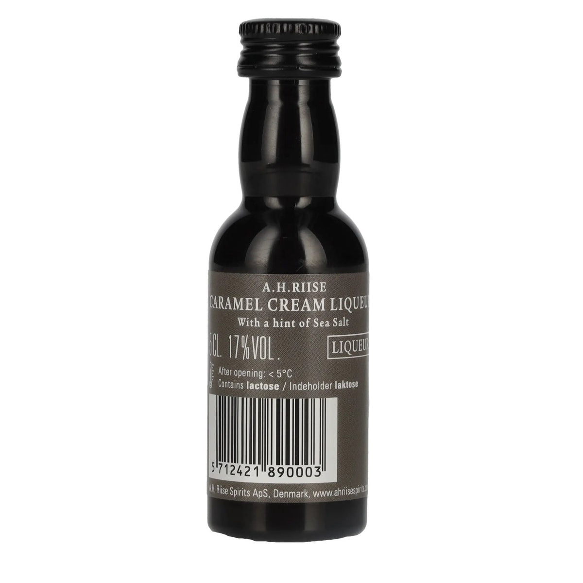 Liqueur à la crème et au caramel A.H. Riise, 17 % vol., 0,05 l, bouteille en PET