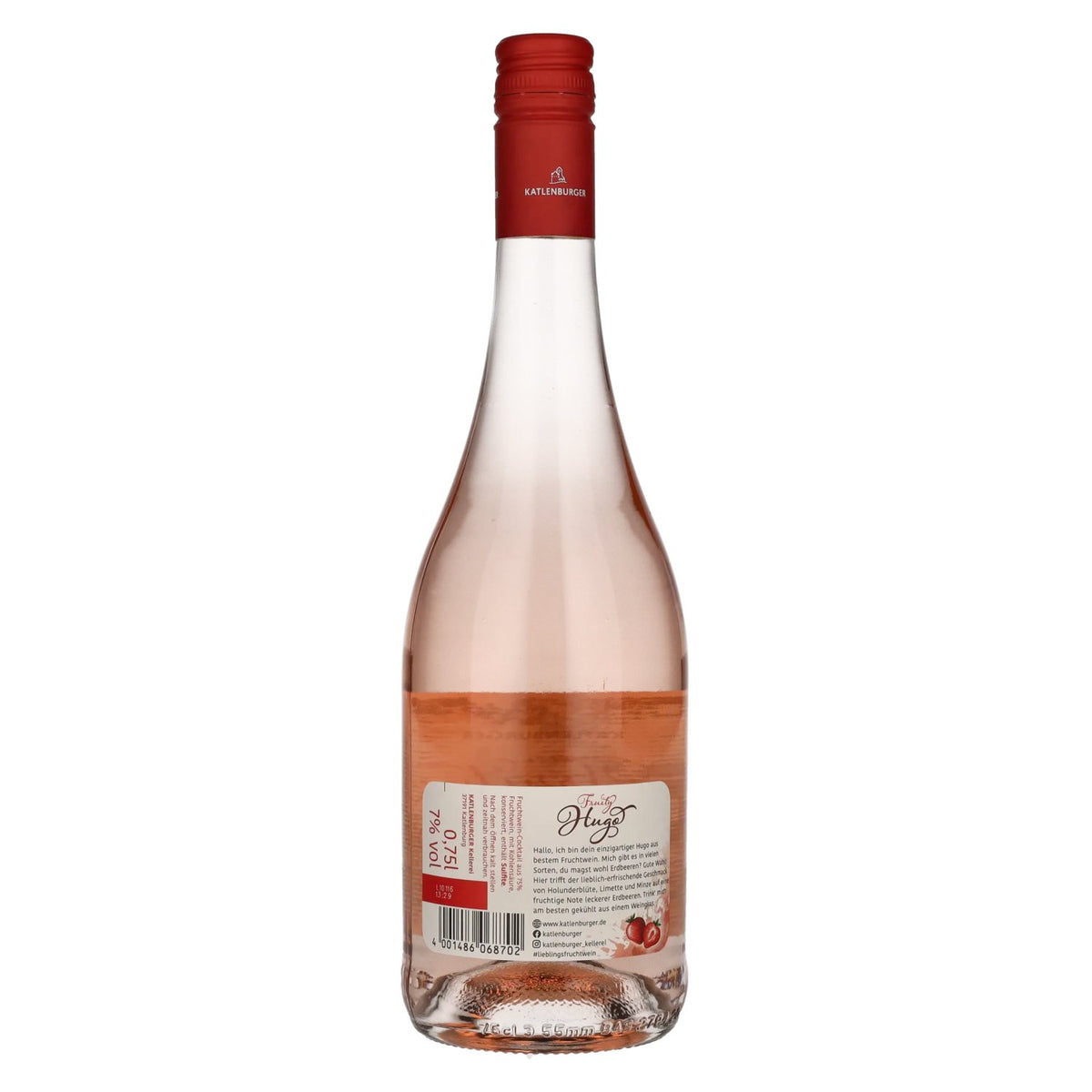 Katlenburger Fruity Hugo Strawberry 7% vol. 0,75 l