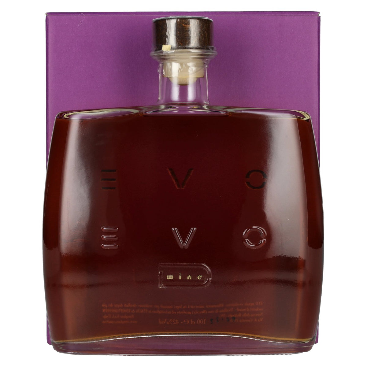 EVO Brandy D'wine 42% vol. 1 l in geschenkverpakking