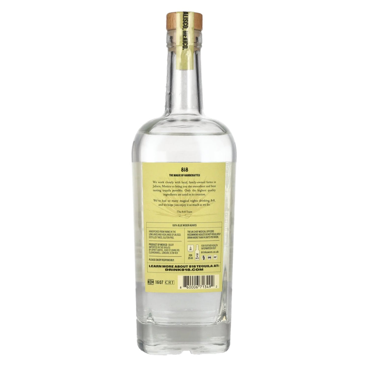 818 Tequila Blanco 100% Agave Azul by Kendall Jenner 40% Vol. 0,7l