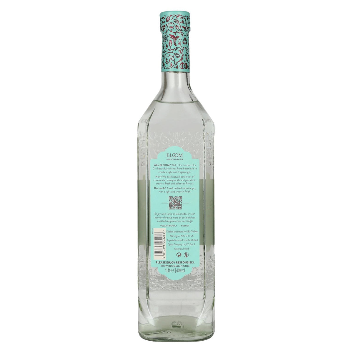 Bloom London Dry Gin 40% Vol. 1l