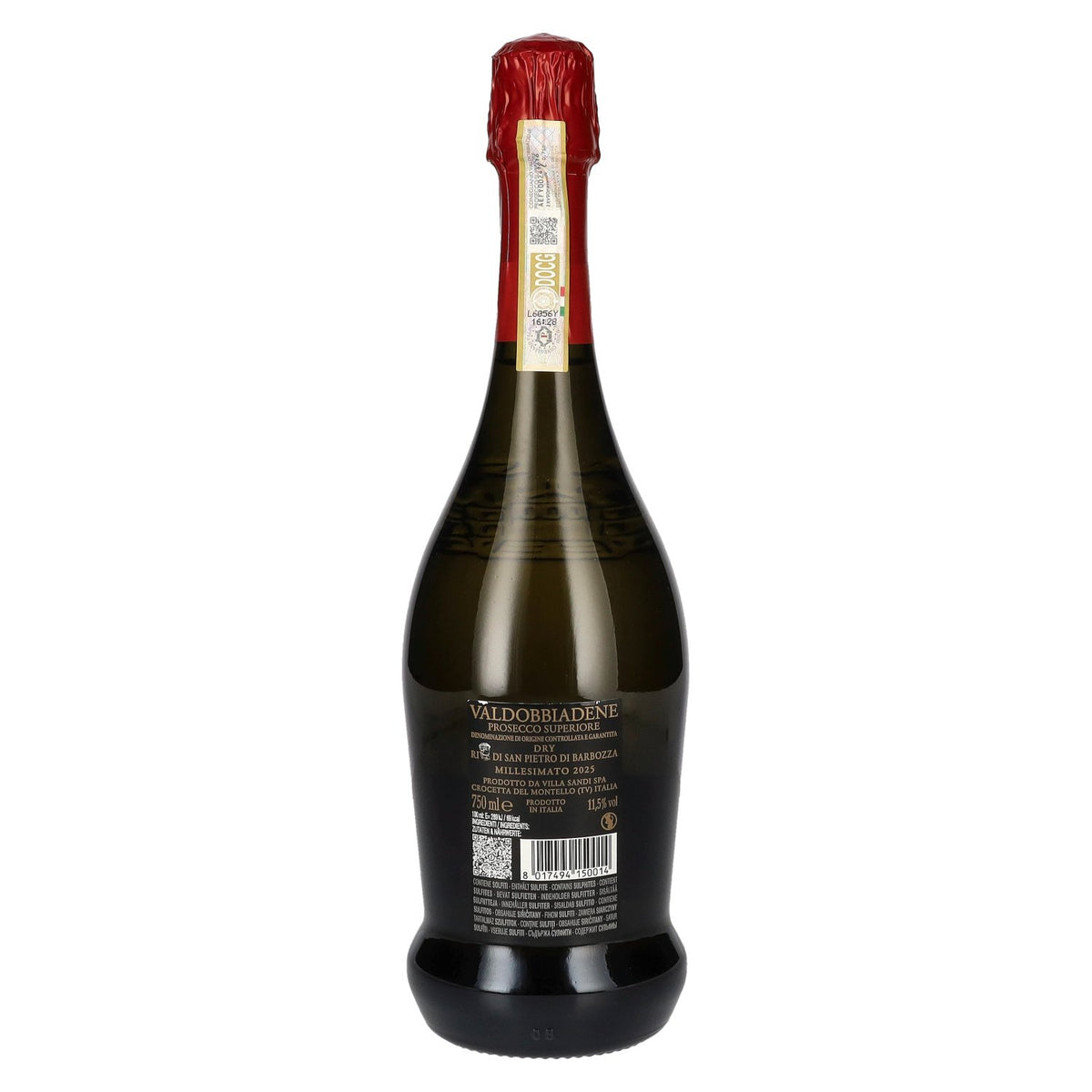 Villa Sandi Rive di San Pietro Valdobbiadene Prosecco Superiore Millesimato DOCG 2025 11,5% Vol. 0,75l