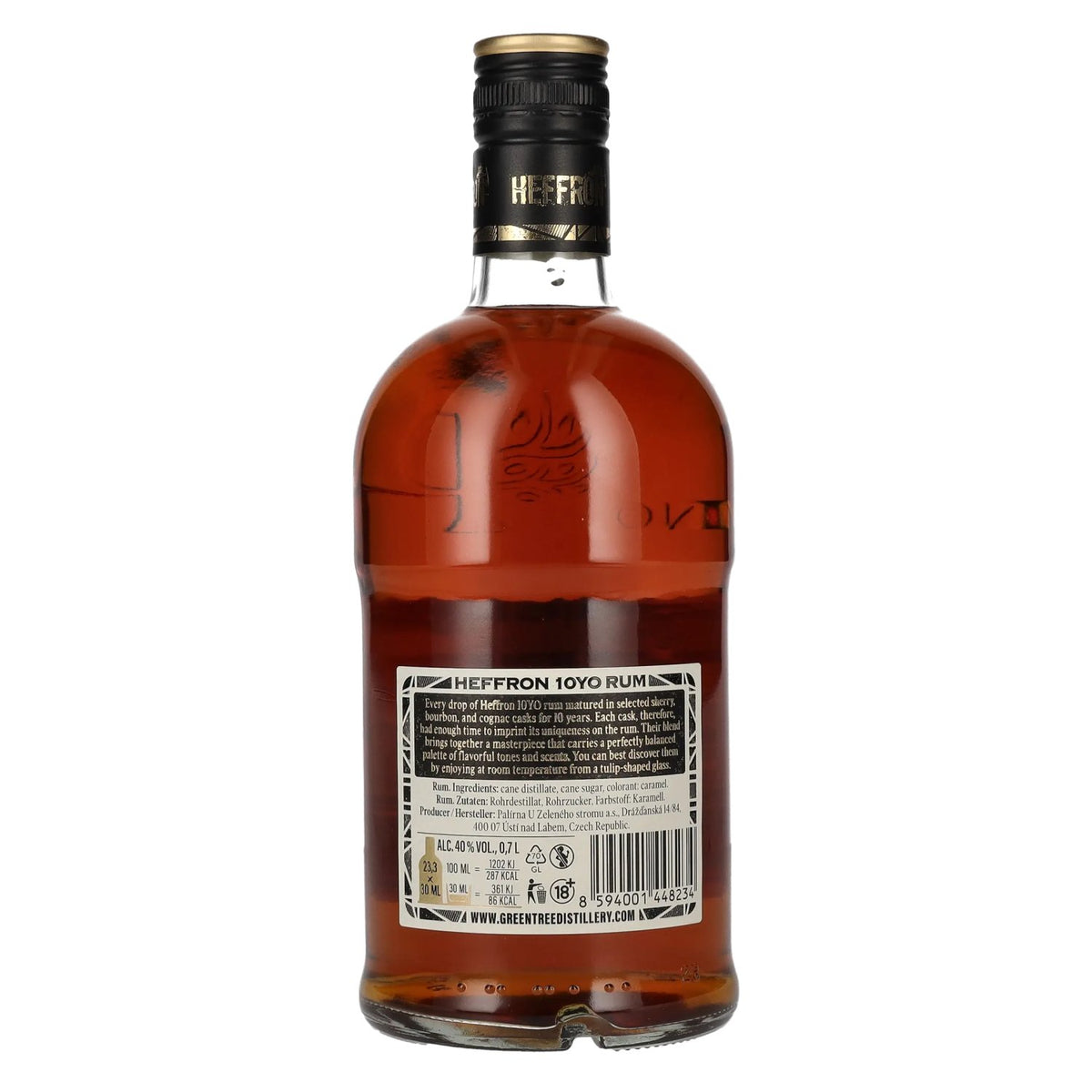 Heffron 10 Years Old Masters Edition Panama Rum 40% vol. 0.7 l