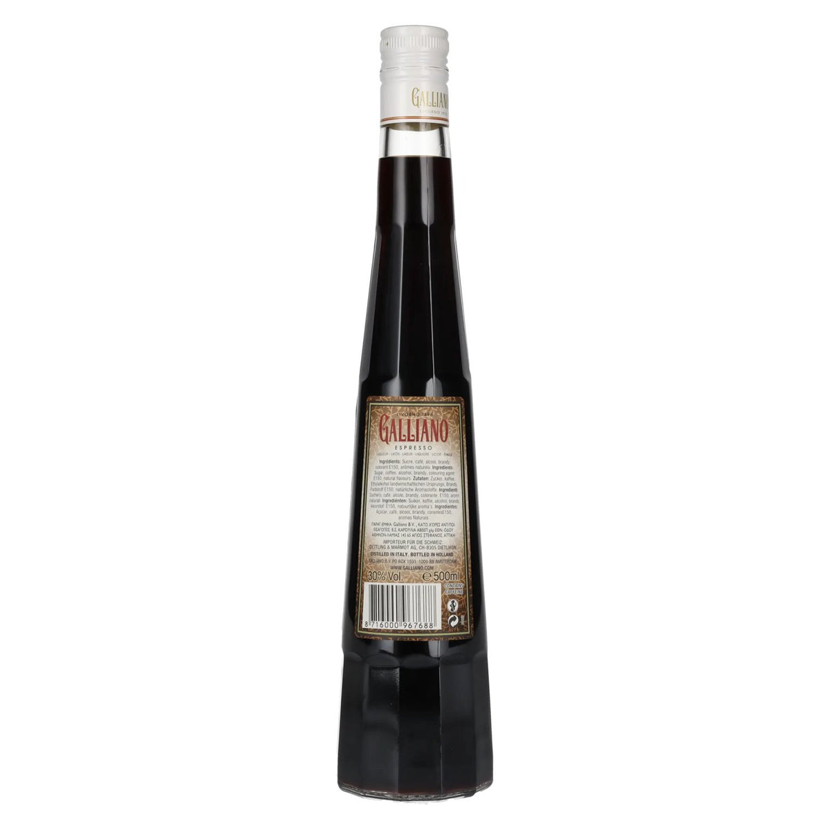 Liqueur d'espresso Galliano 30 % vol. 0,5 l