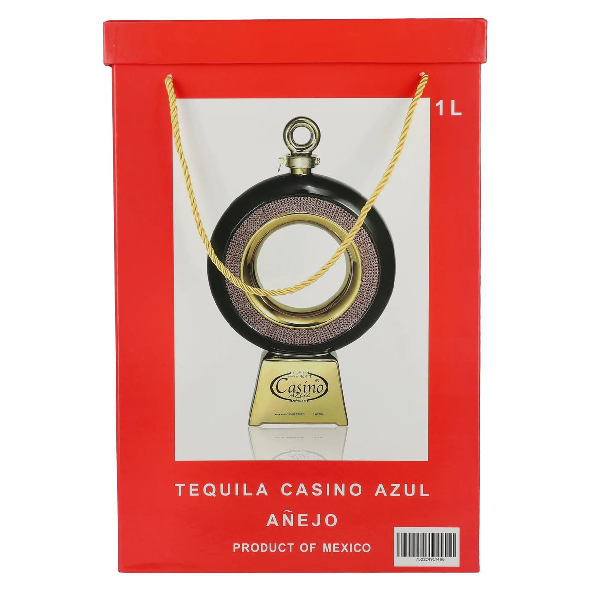 Casino Azul AÑEJO 100% de Agave Tequila 40% Vol. 1l in geschenkverpakking