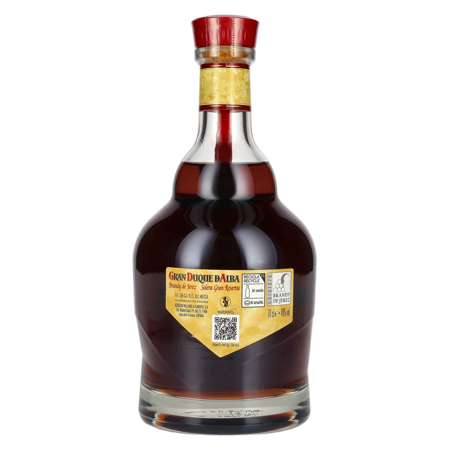 Gran Duque D'Alba Solera Gran Reserva Brandy de Jerez 40 % vol. 0,7 l