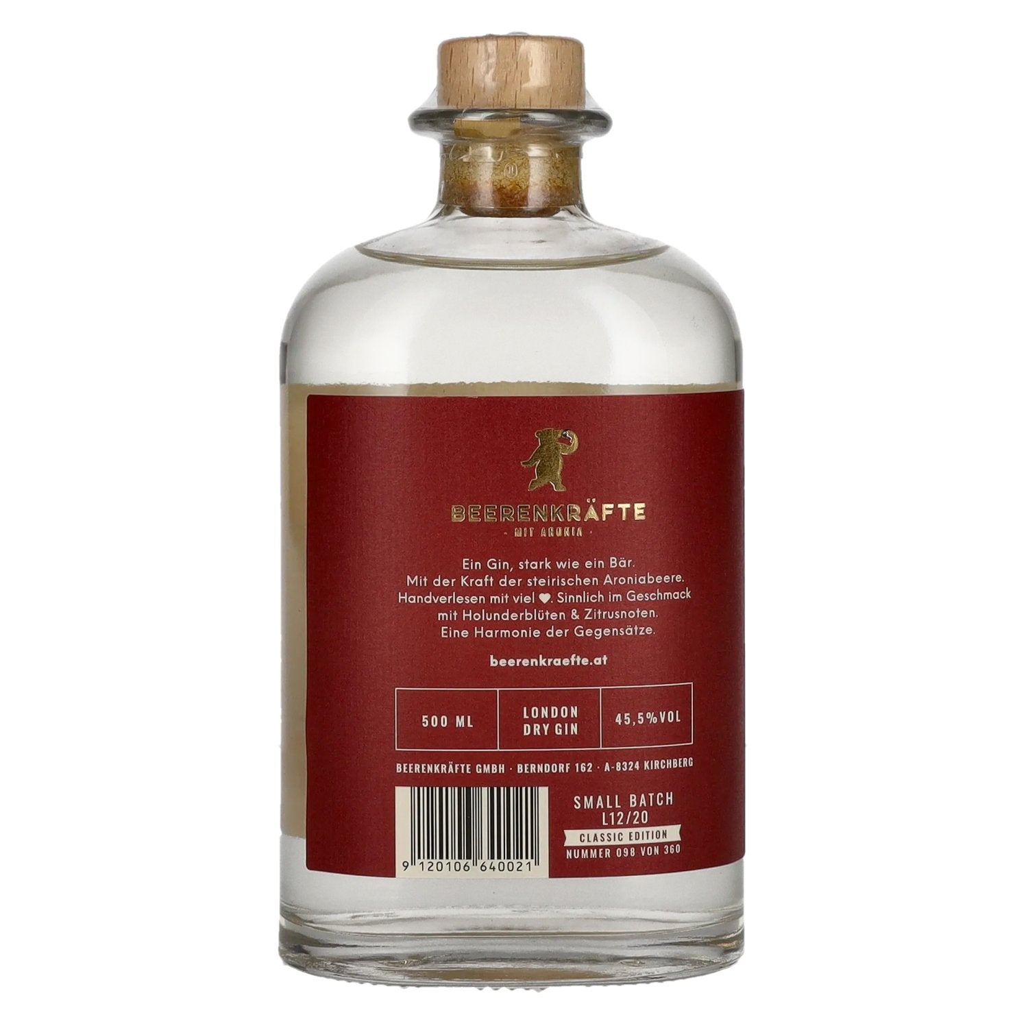 Beerenkräfte Gin 45,5% Vol. 0,5l