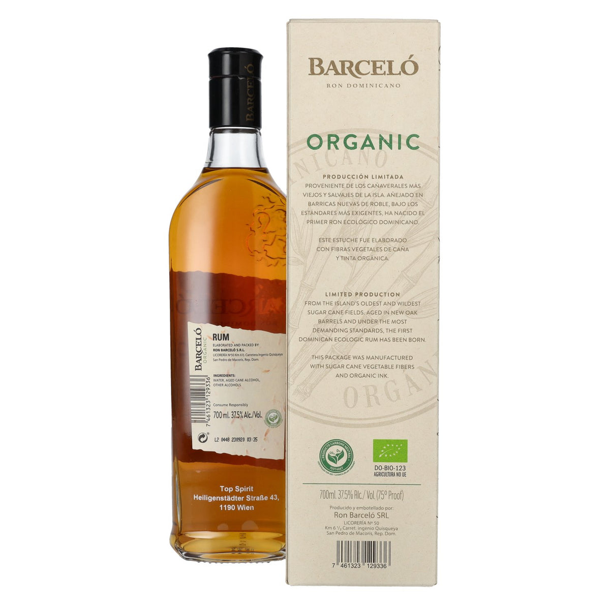 Barceló Organic Ron Dominicano Limited Production 37,5% Vol. 0,7l in Geschenkbox