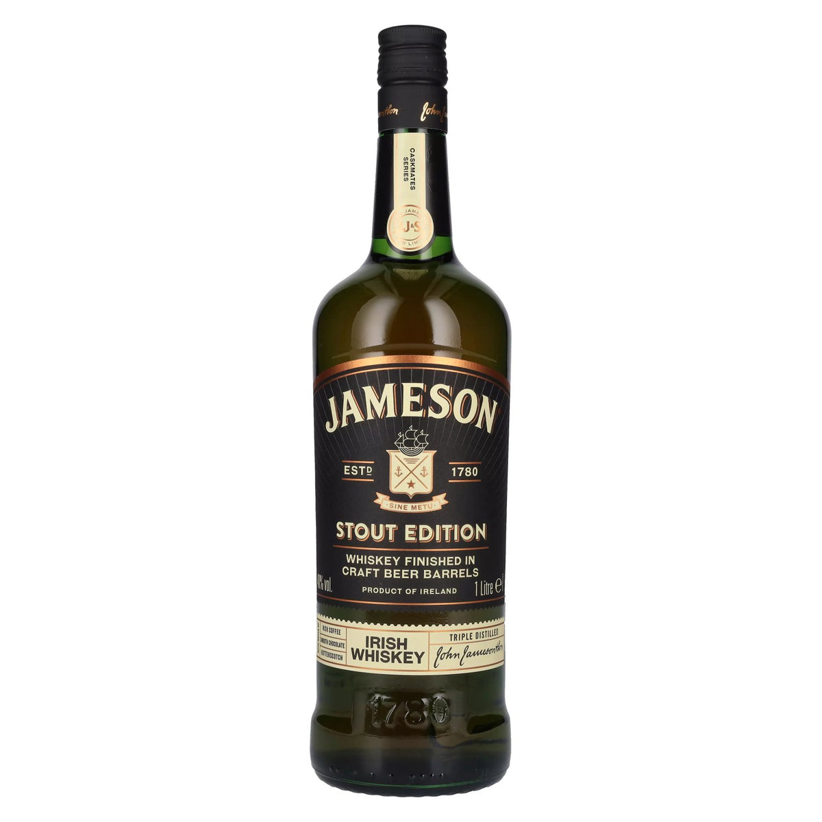 Jameson CASKMATES Irish Whiskey triple distillation STOUT EDITION 40 % vol. 1 l