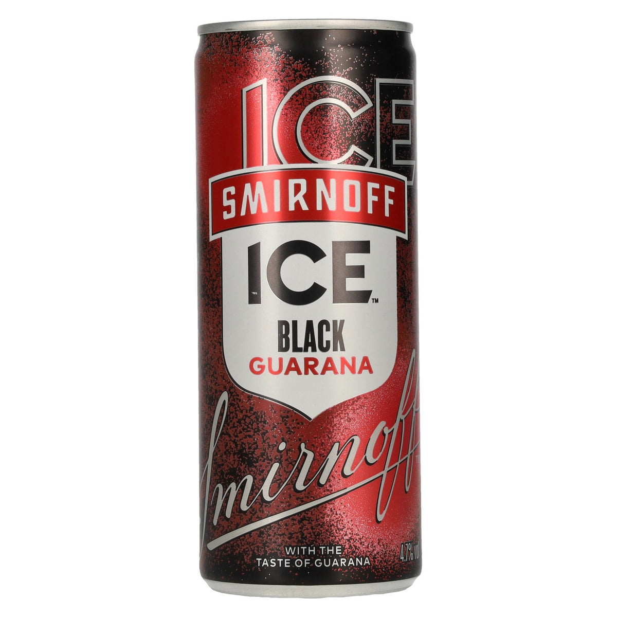 Smirnoff ICE Black Guarana 4,7 % vol. 12 canettes de 0,25 l (consigne)