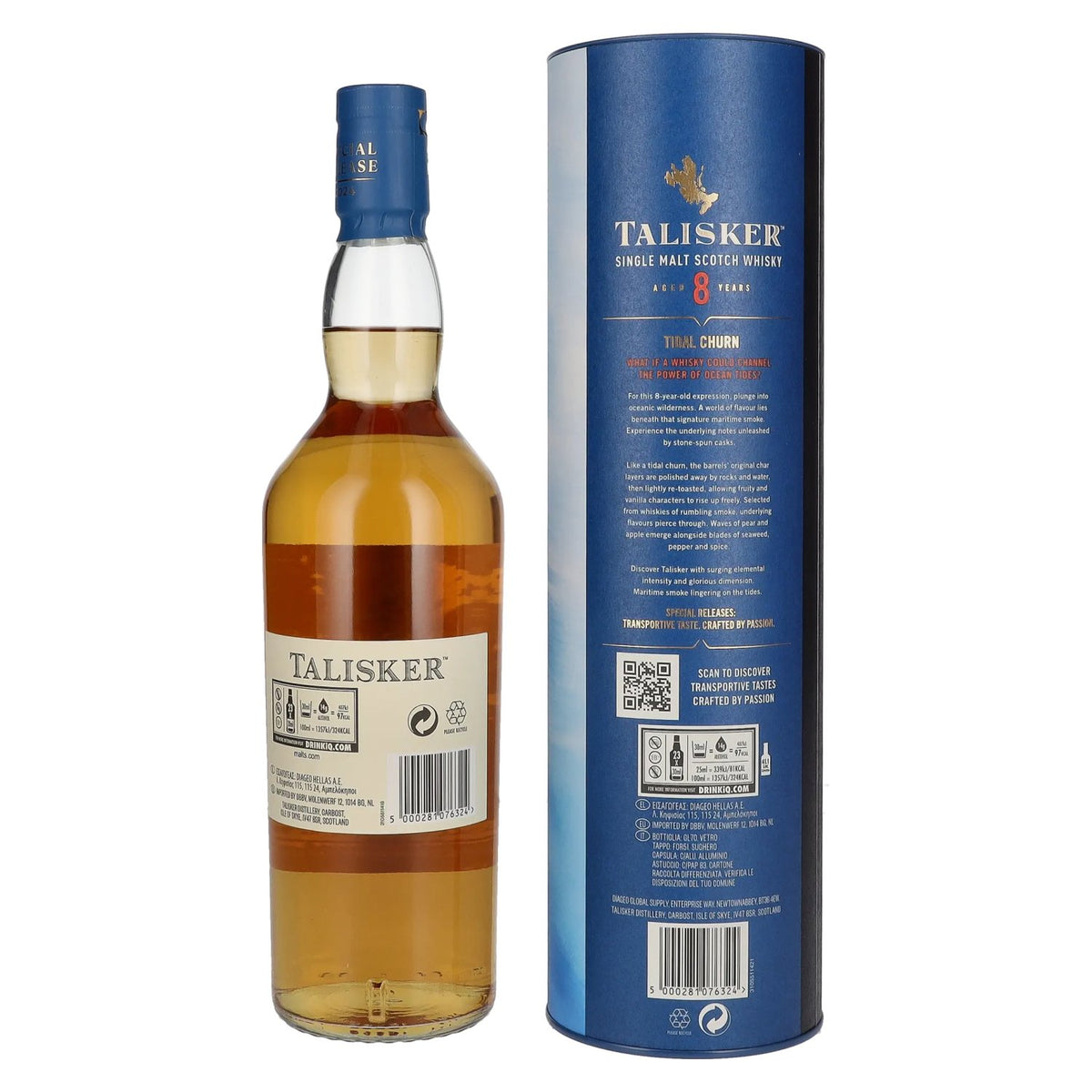 Talisker 8 Years Old Tidal Churn Single Malt Special Release 2024 58.7% ABV 0.7l in a gift box