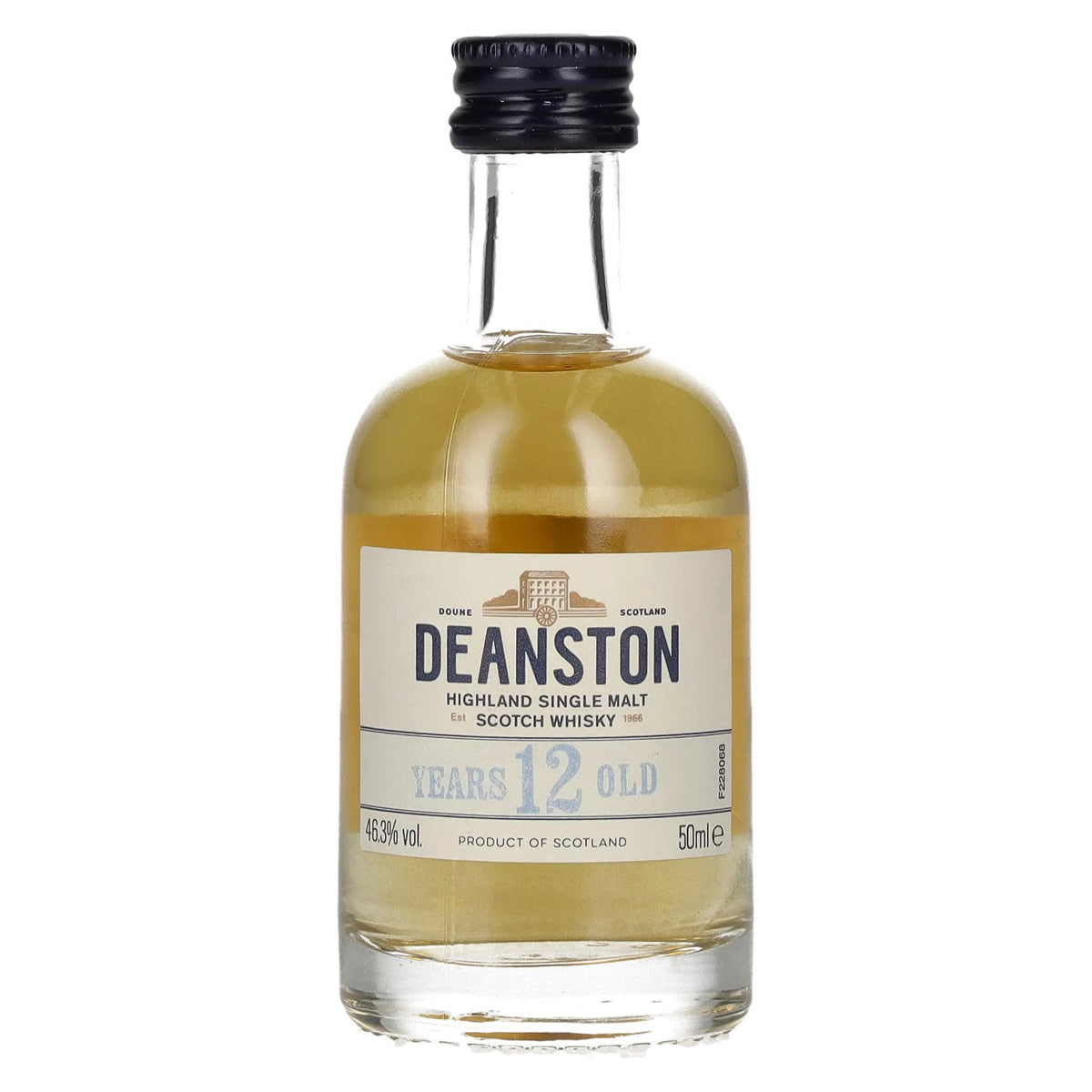 Deanston 12 ans d'âge, single malt des Highlands, 46,3 % vol., 0,05 l