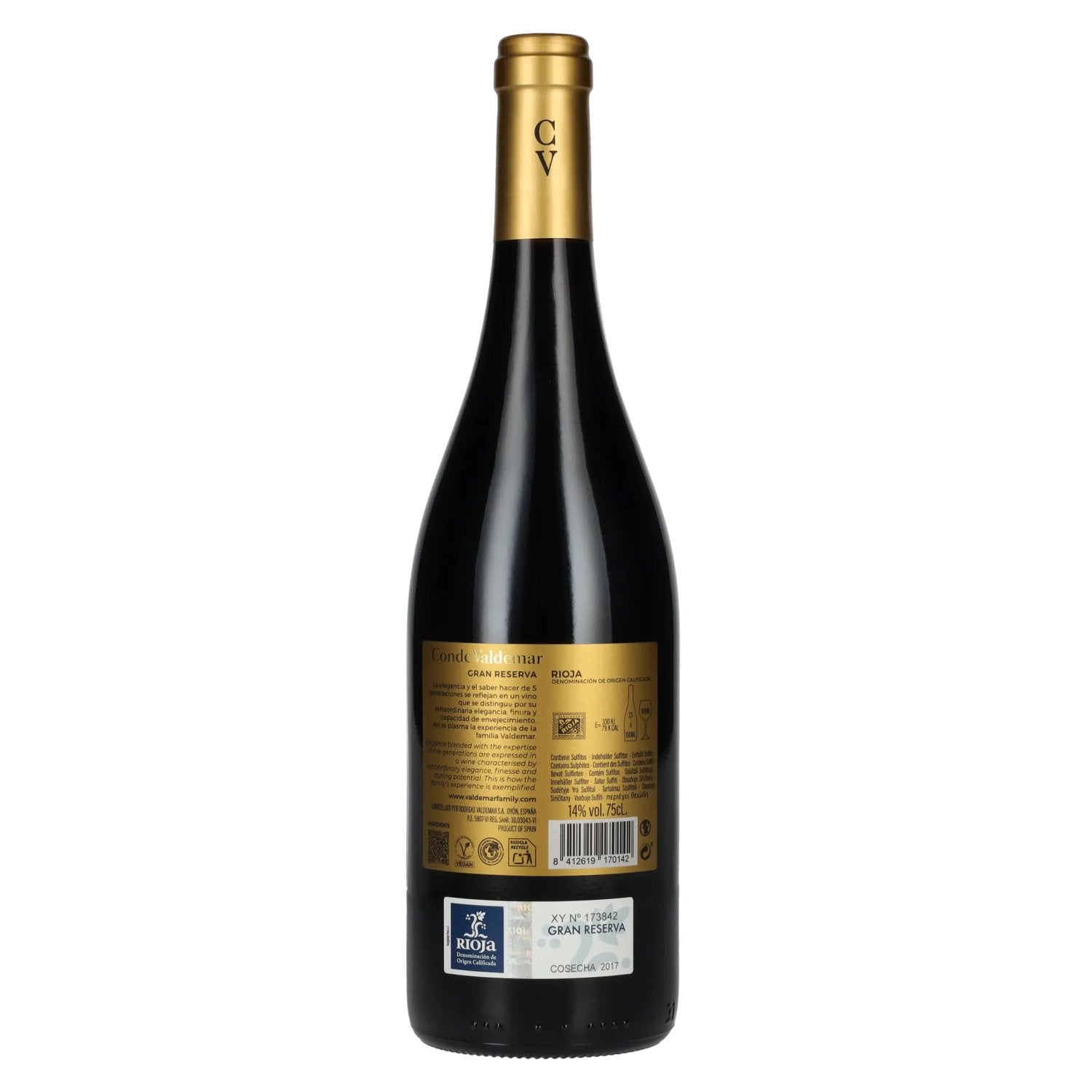 Conde Valdemar Gran Reserva Rioja DOC 2017 14% Vol. 0,75l