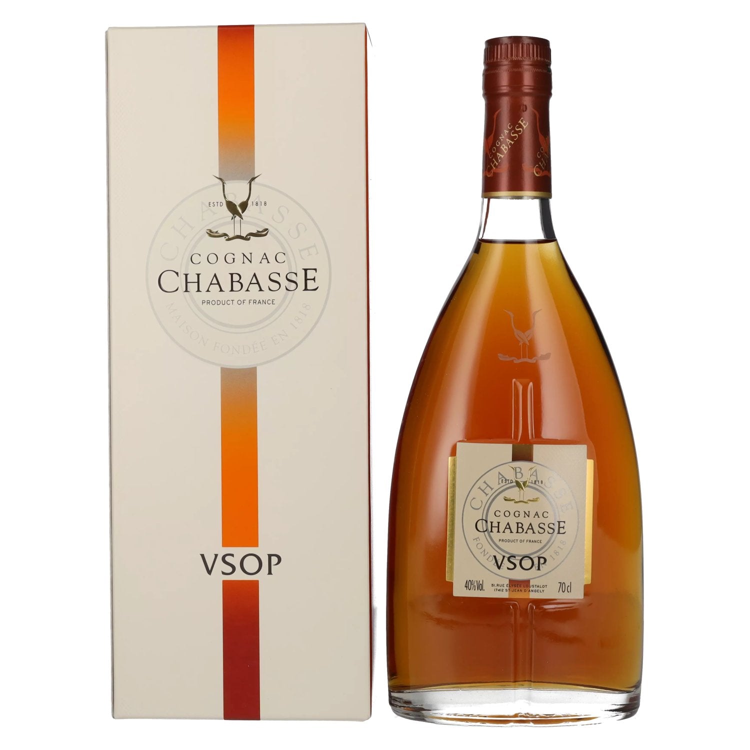 Chabasse VSOP Cognac Chabasse 40% Vol. 0,7l in gift box