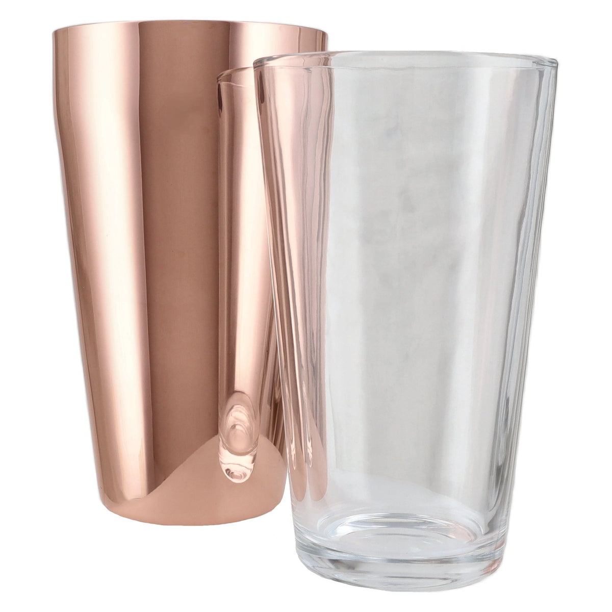 APS Boston Shaker koper 2-delig met glas