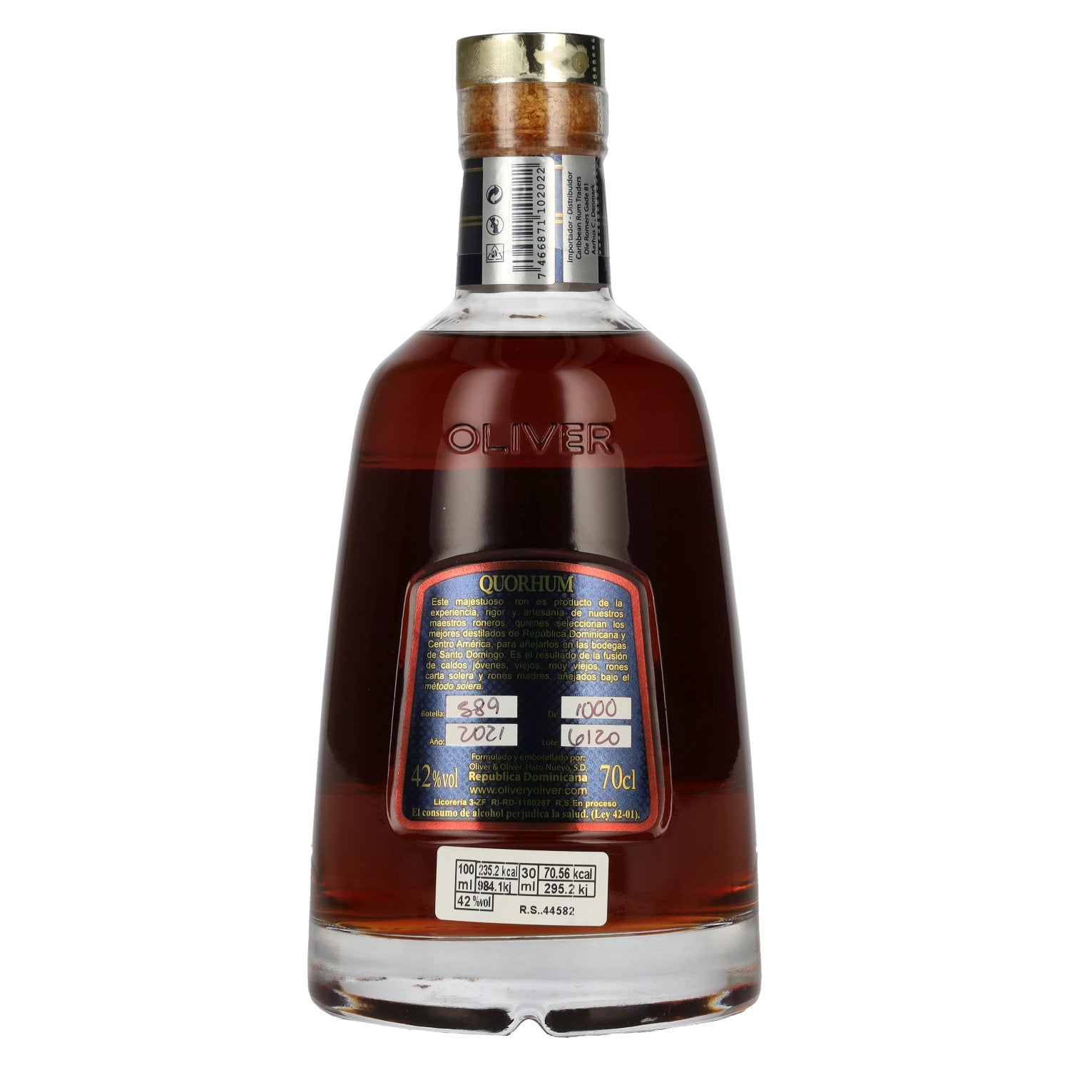 Ron Quorhum 30 Aniversario Travel Retail Special Edition 42% Vol. 0,7l