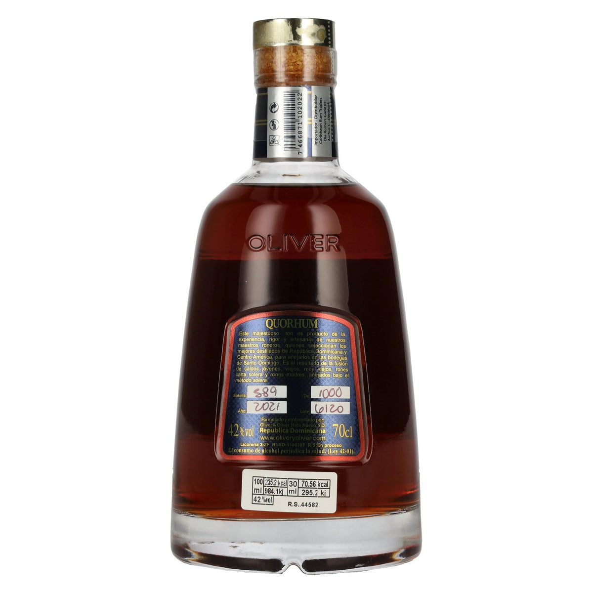 Ron Quorhum 30 Aniversario Travel Retail Special Edition 42% Vol. 0,7l