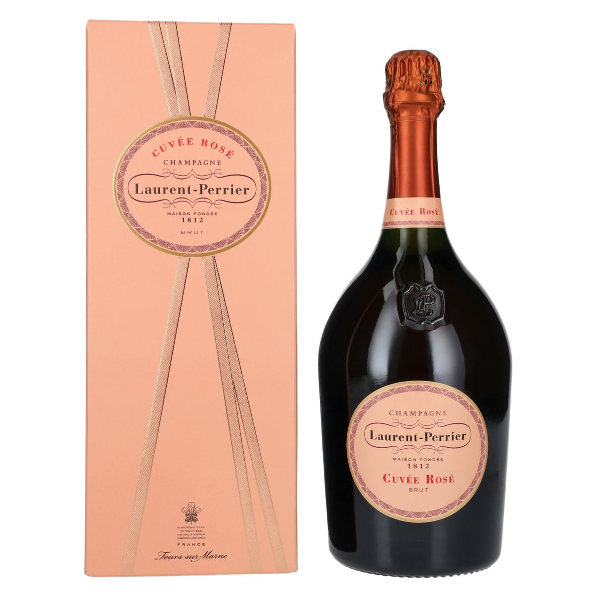 Laurent Perrier Champagne CUVÉE ROSÉ Brut 12% vol. 1,5l en coffret cadeau
