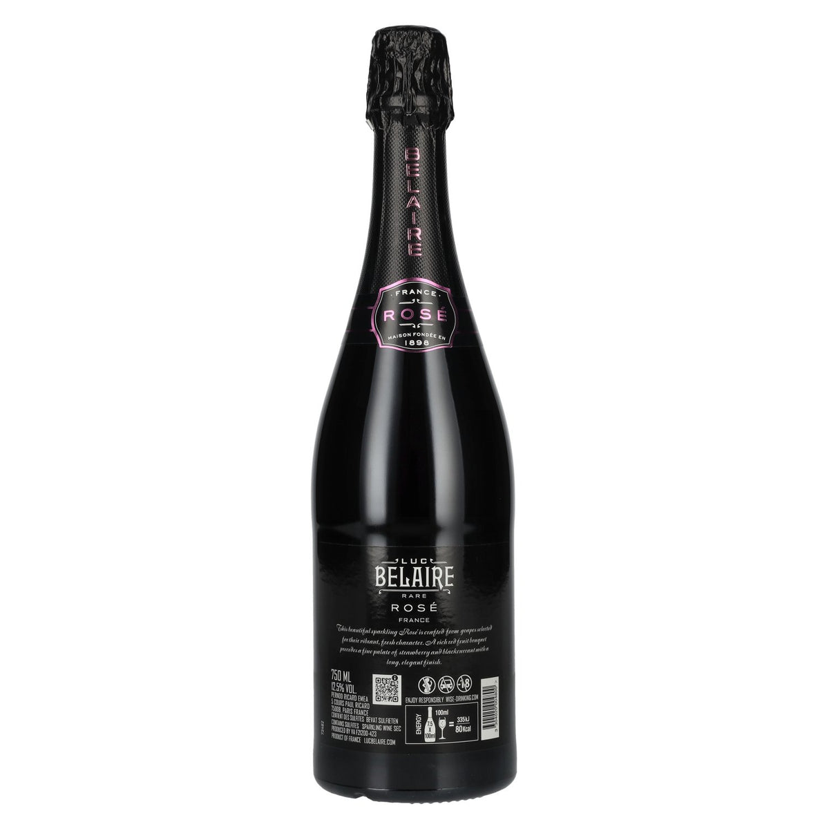 Luc Belaire Rare Rosé Fantôme Edition 12,5% Vol. 0,75l mit LED-Sticker