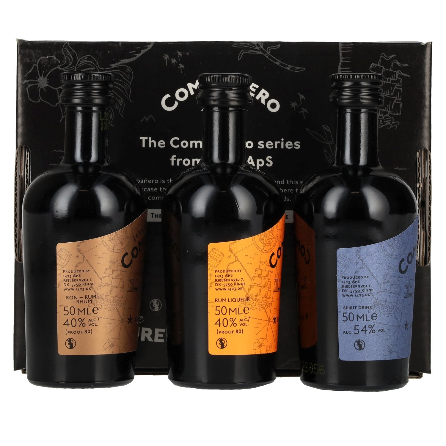 Compañero Giftbox 44,7% Vol. 3x0,05l in gift box