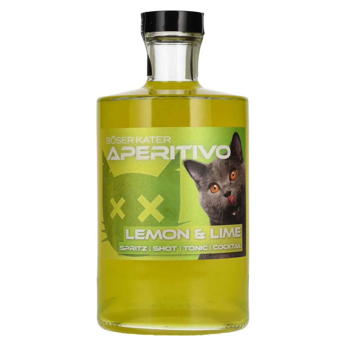 Böser Kater Aperitivo Citron &amp; Citron vert 15 % vol. 0,5 l