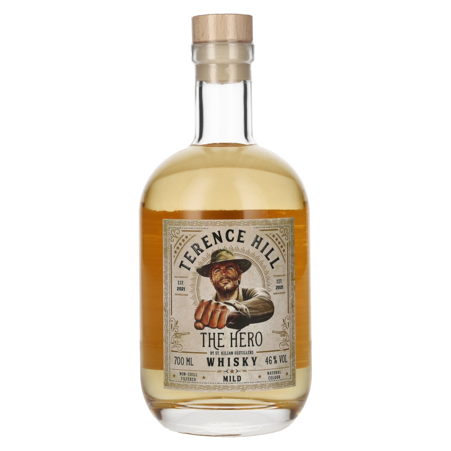 Terence Hill THE HERO Whisky Doux 46% Vol. 0,7l