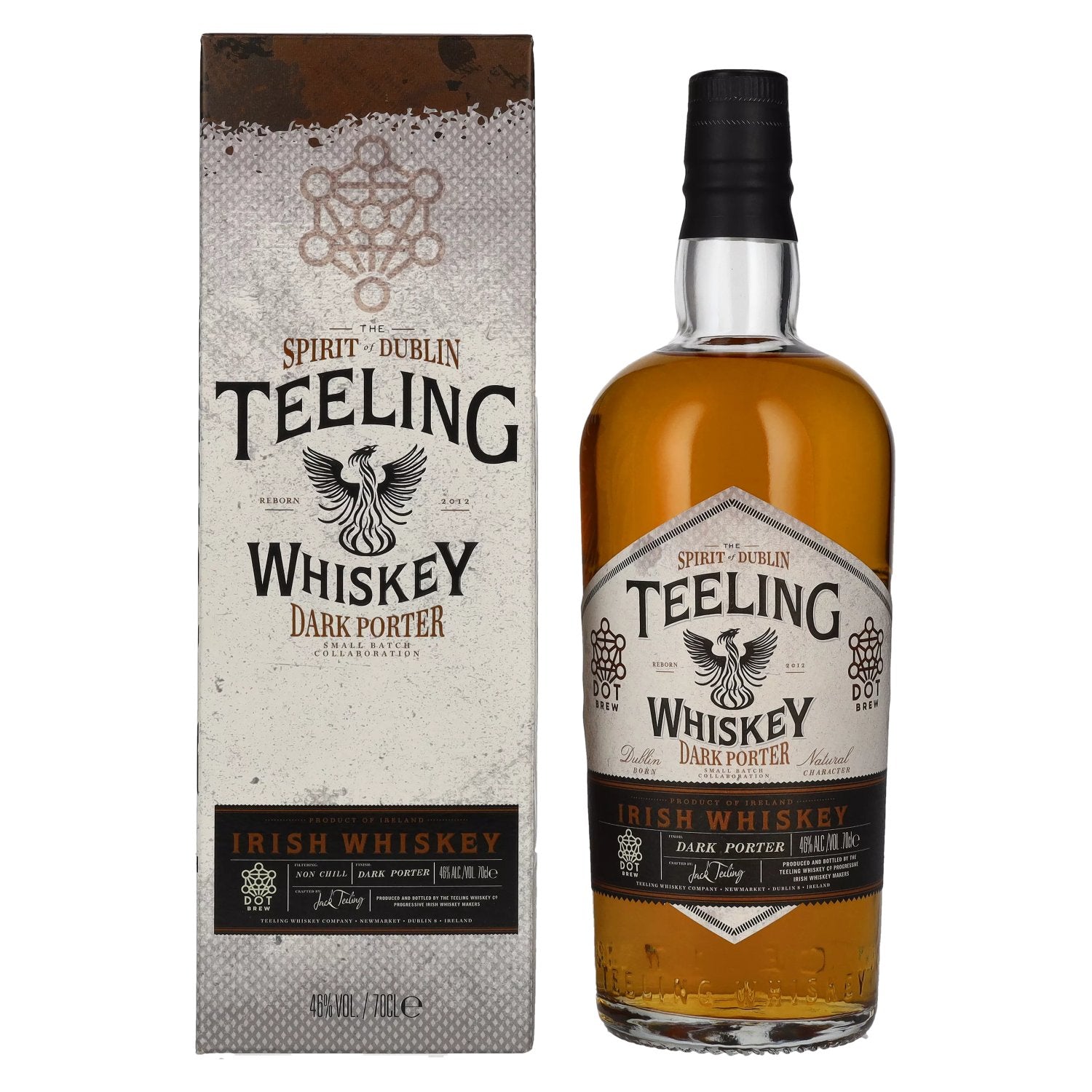 Teeling Whiskey DARK PORTER Small Batch Collaboration 46% Vol. 0,7l in geschenkverpakking
