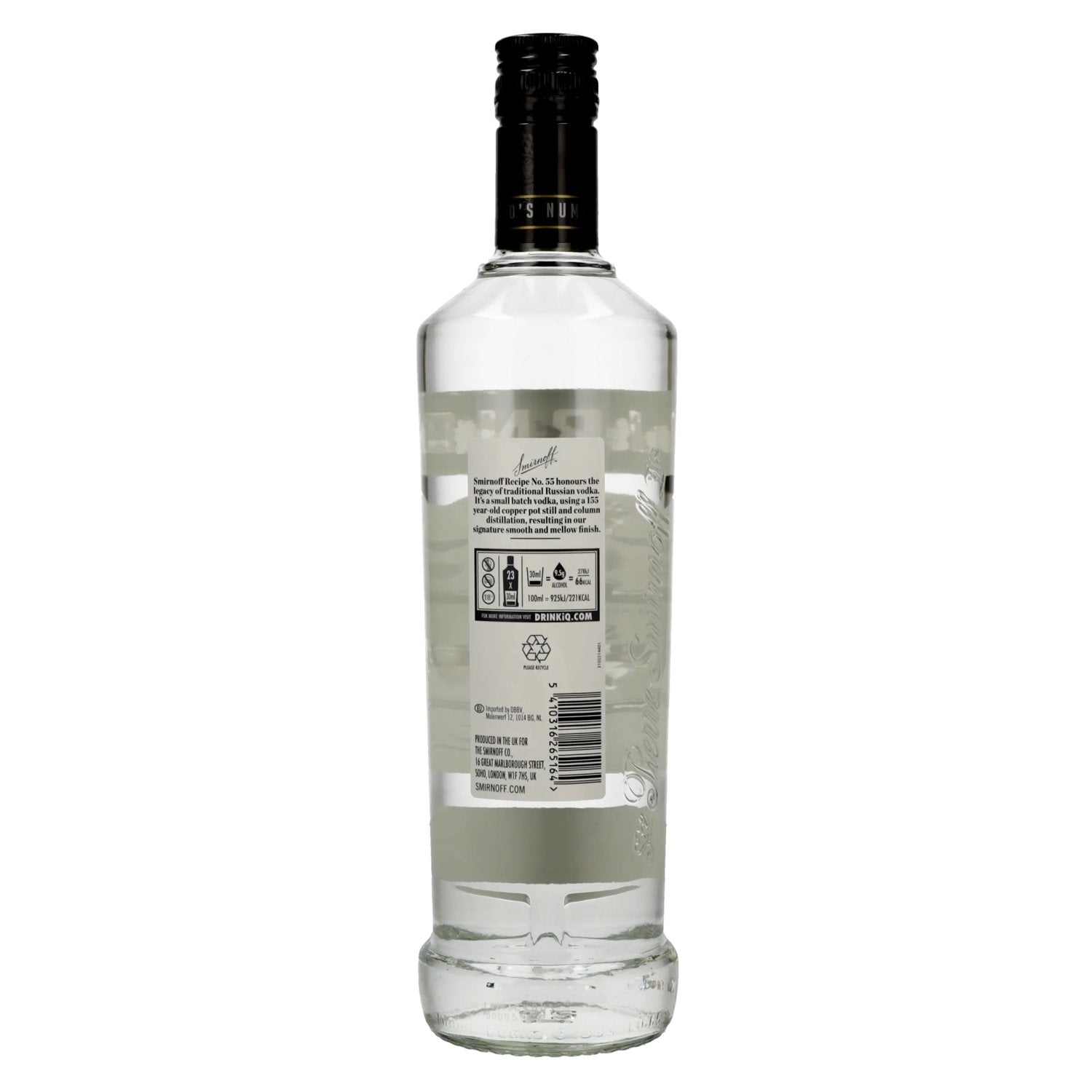 Smirnoff Black Small Batch Wodka 40% Vol. 0,7l