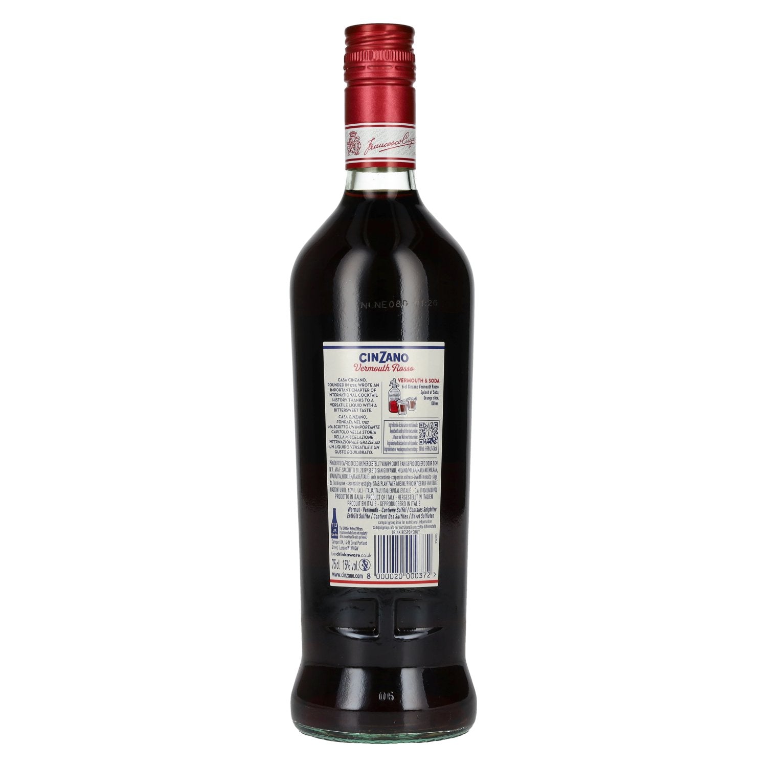 Cinzano Vermout ROSSO 15% Vol. 0,75l