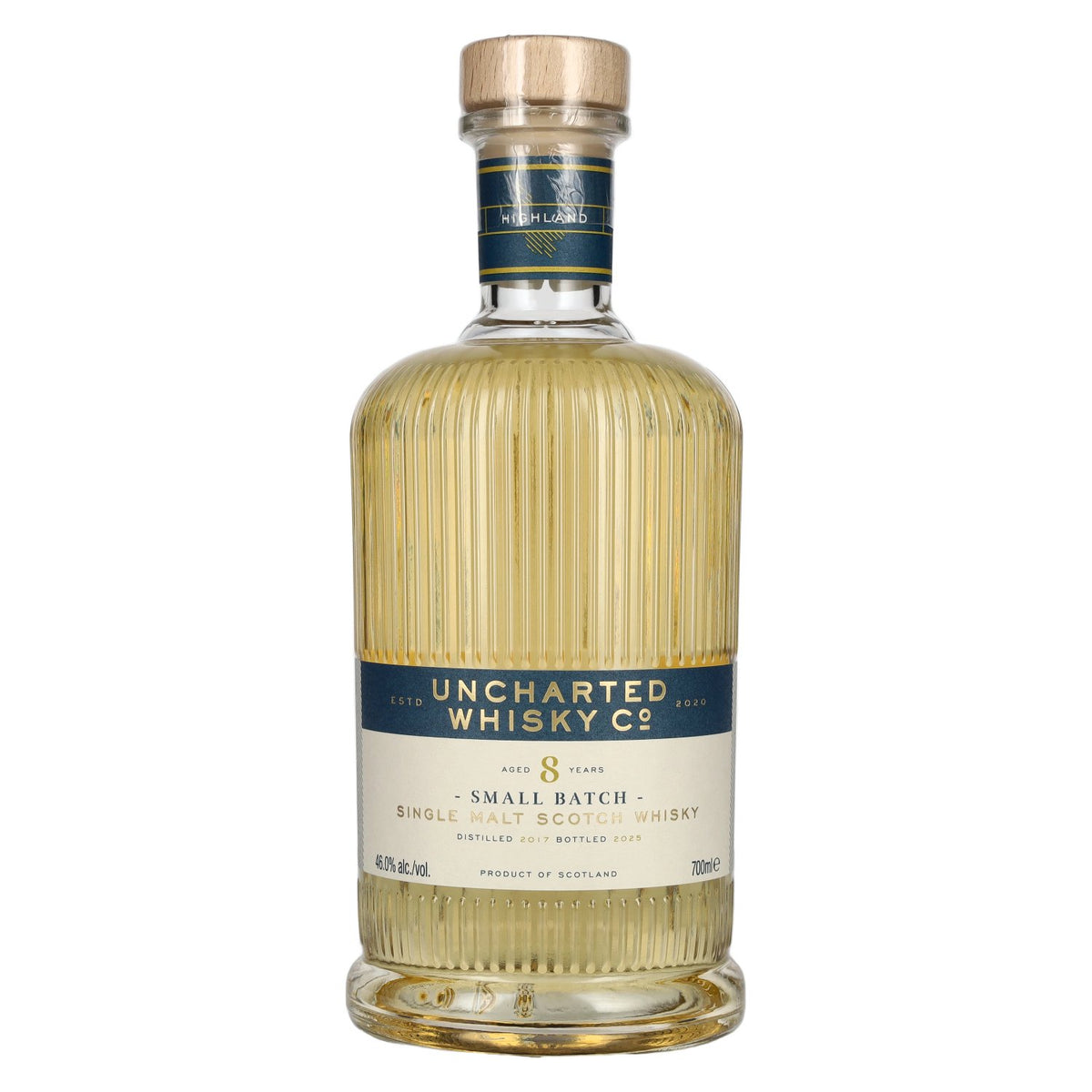 Uncharted Whisky Co 8 Years Old Small Batch Single Malt Scotch Whisky 2017 46% vol. 0,7 l
