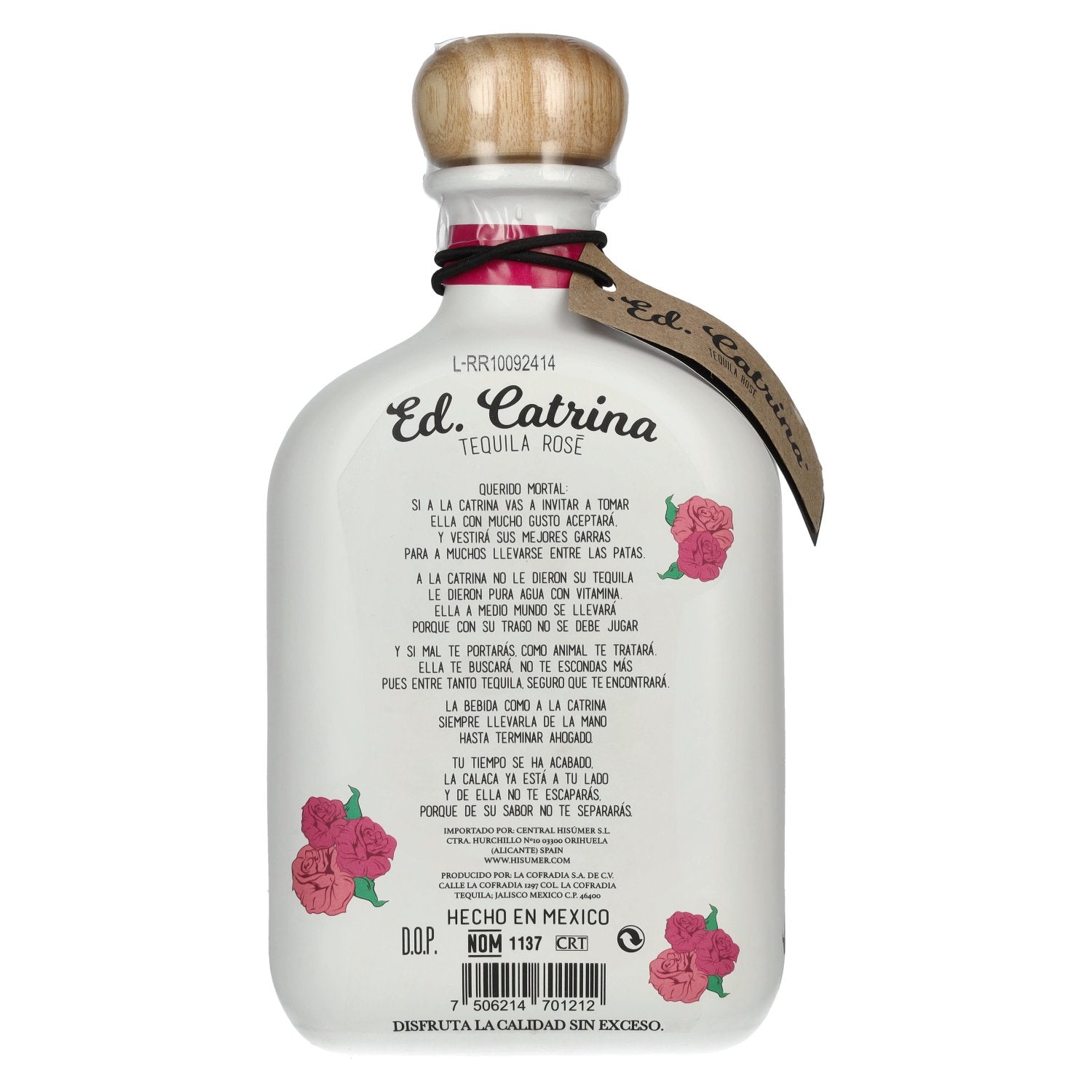 La Cofradia ED. CATRINA Tequila Rosé Reposado 100% de Agave 38% Vol. 0,7l