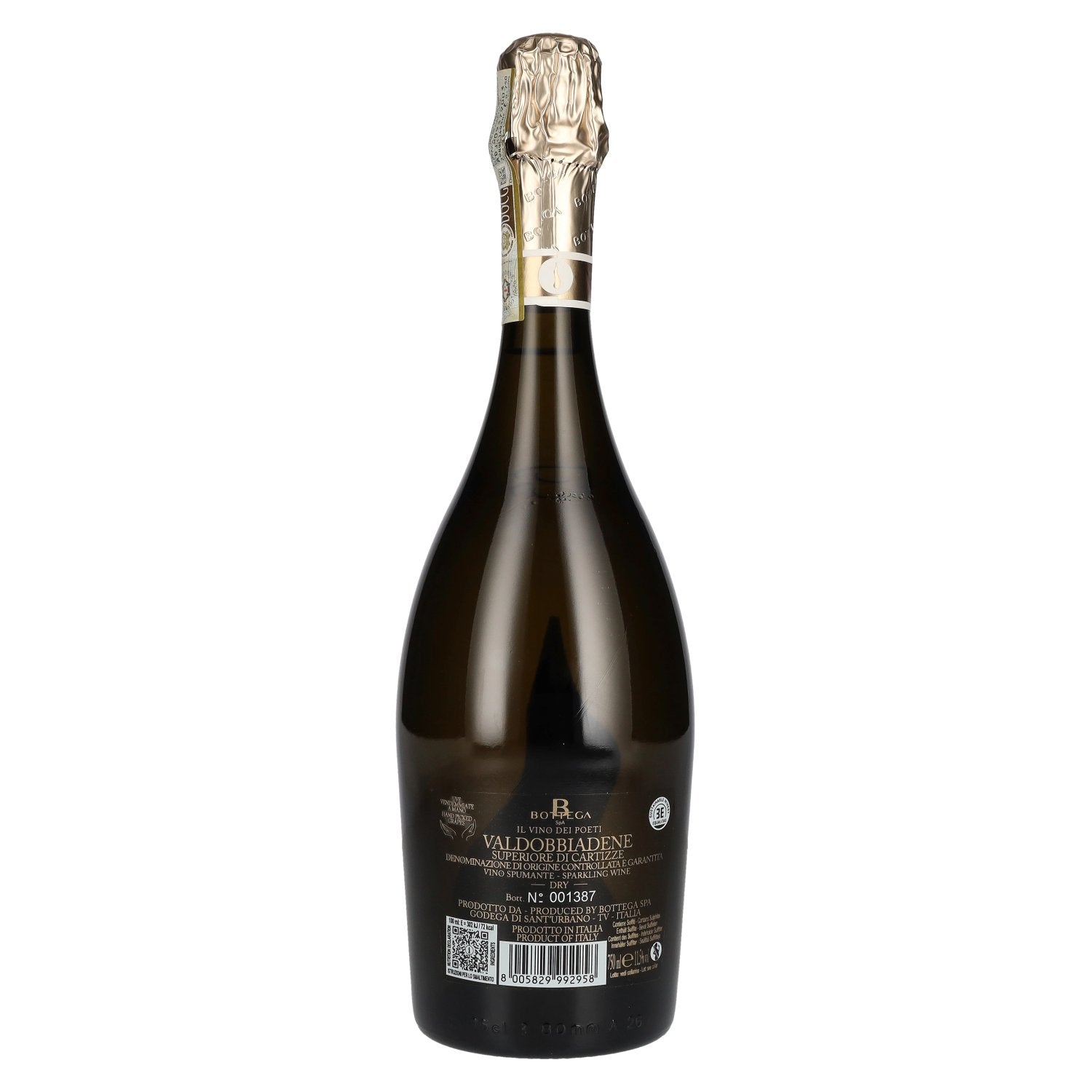 Bottega Il Vino dei Poeti VALDOBBIADENE Prosecco Superiore CARTIZZE DOCG 11,5% Vol. 0,75l