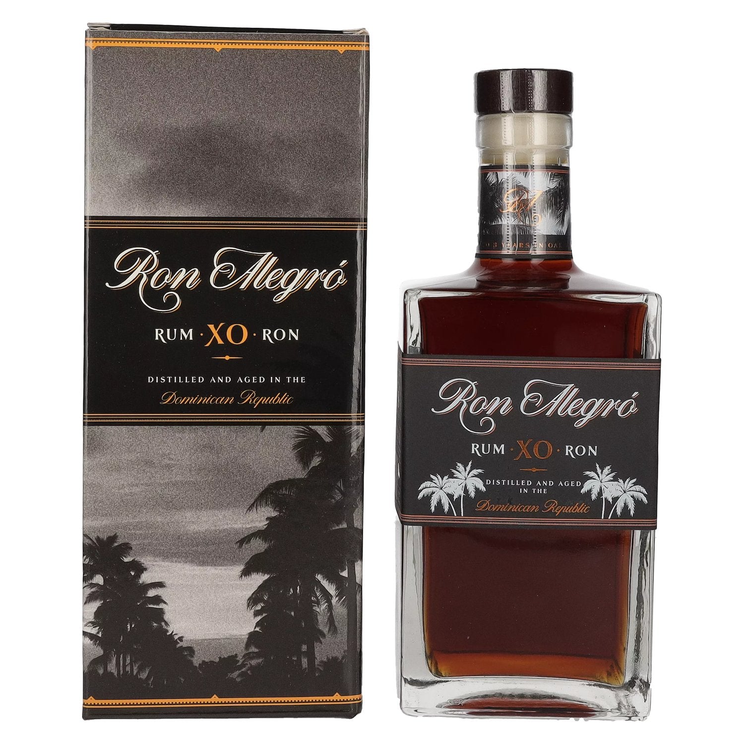 Ron Alegró XO Dominicaanse Republiek Rum 40% Vol. 0,7l in geschenkverpakking