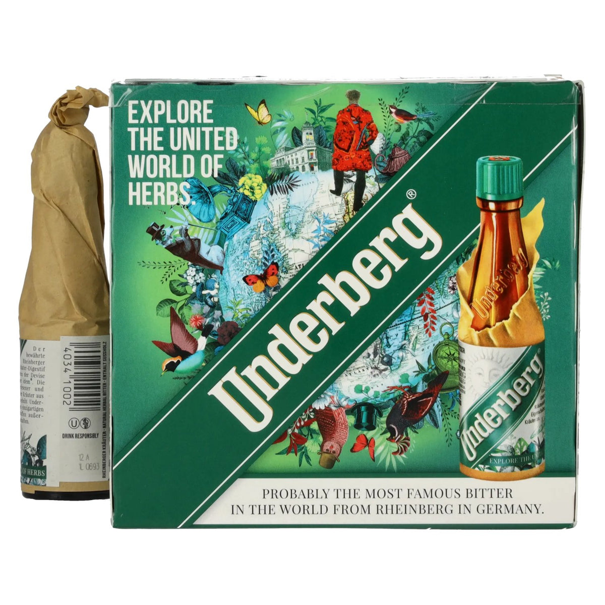 Underberg Natural Herbal Digestif 44% vol. 12 x 0,02 l