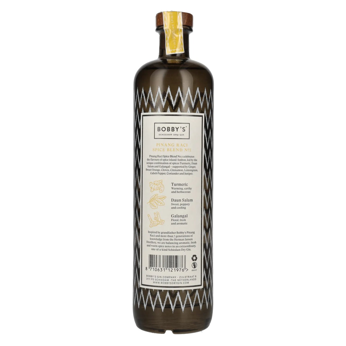 Bobby's Schiedam PINANG RACI SPICE Dry Gin 42% Vol. 0,7l