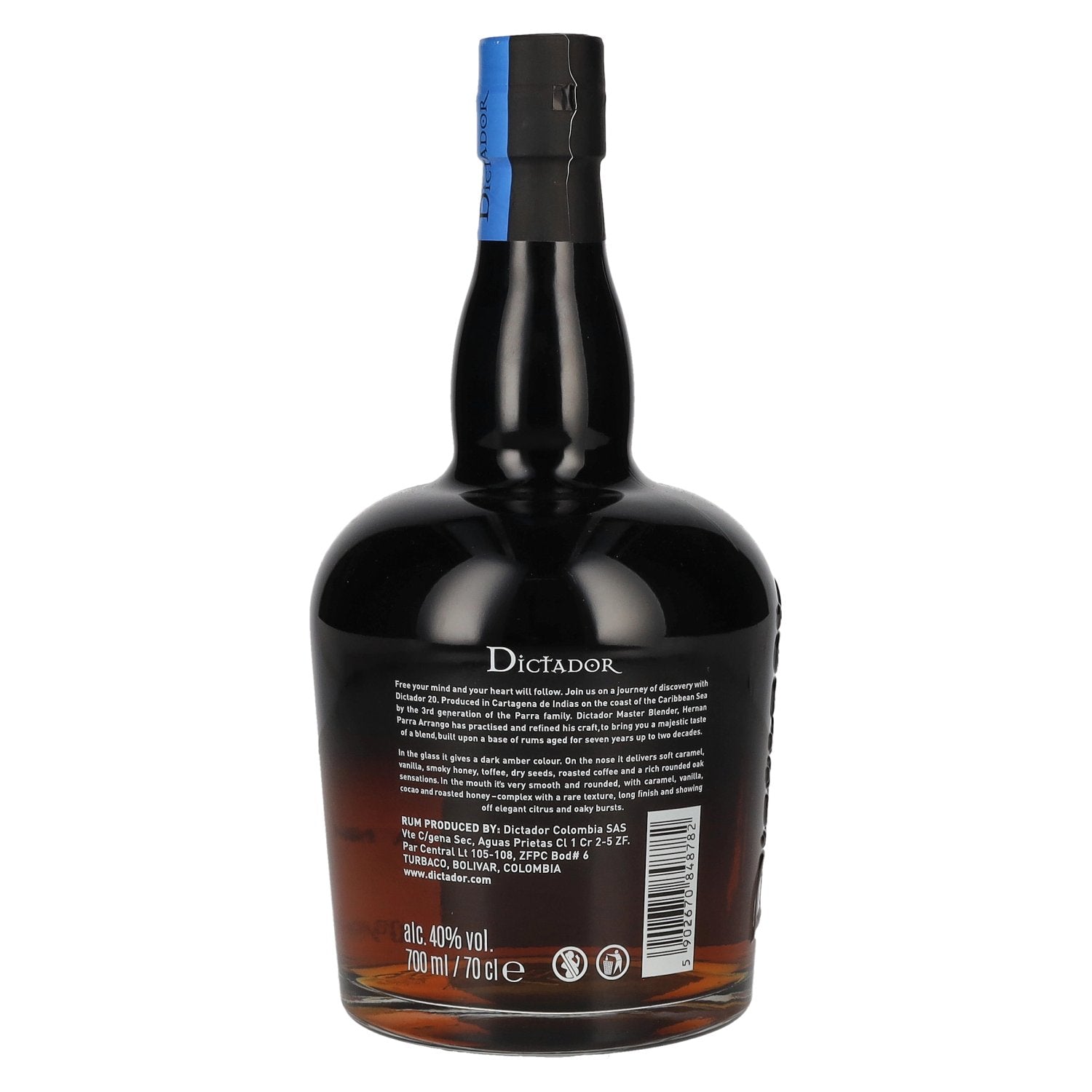 Dictador 20 Jaar Oud Reserva Icónica Roner Colombiano 40% Vol. 0,7l