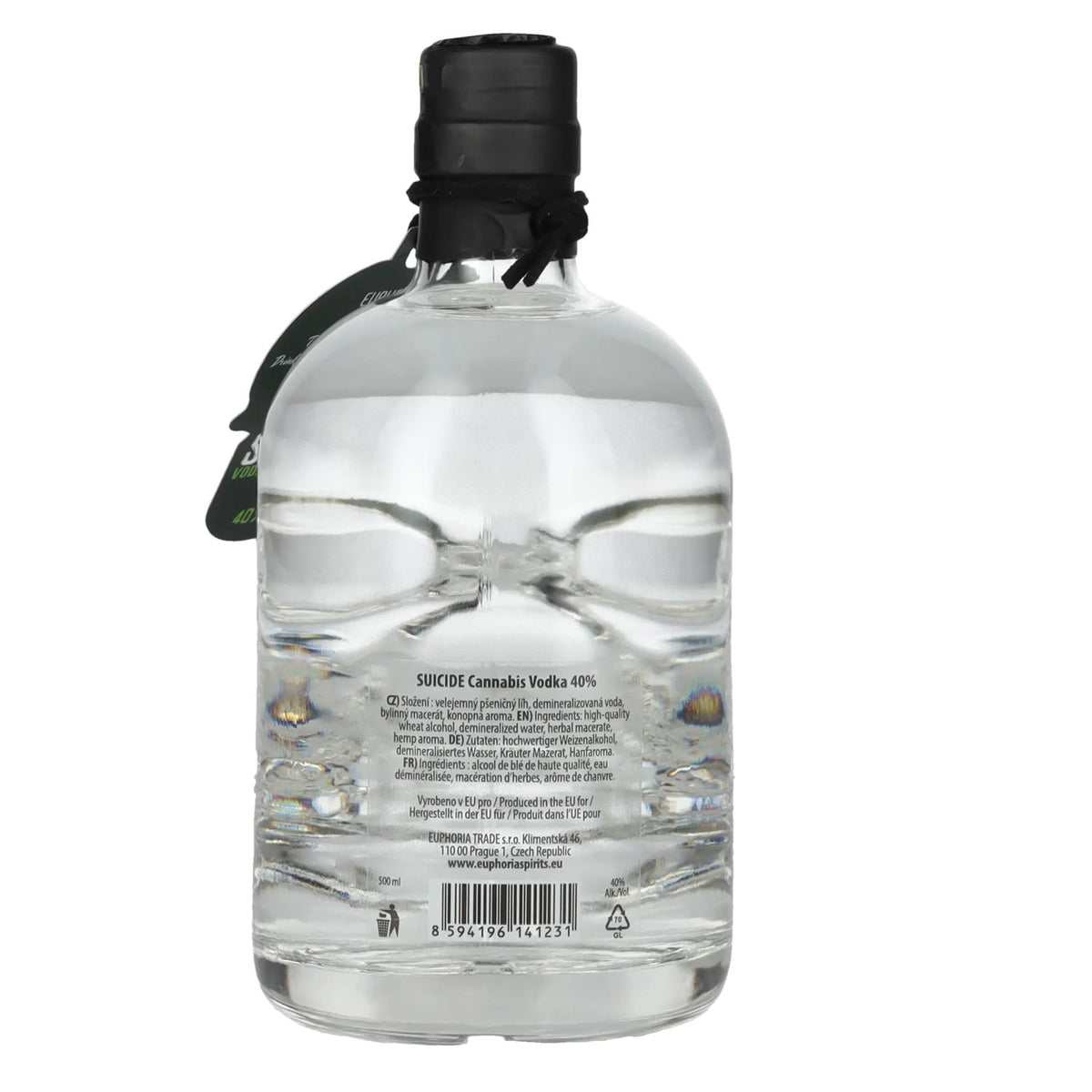 Euphoria Suicide Cannabis Vodka 40 % vol. 0,5 l