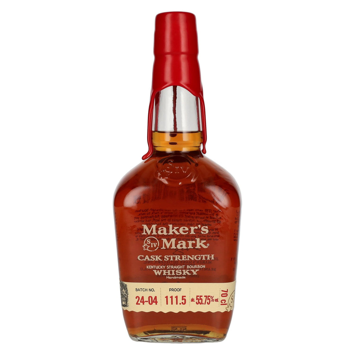 Maker's Mark CASK STRENGTH Kentucky Straight Bourbon Whisky Batch nr. 24-04 55,8% vol. 0,7 l