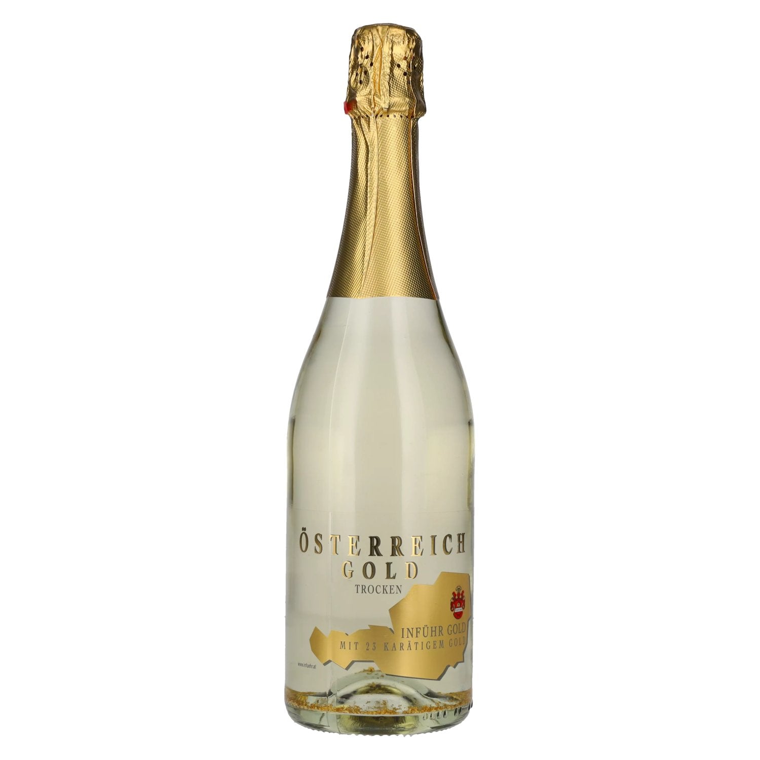 Österreich Gold - avec feuille d'or 23 carats 9,5% Vol. 0,75l