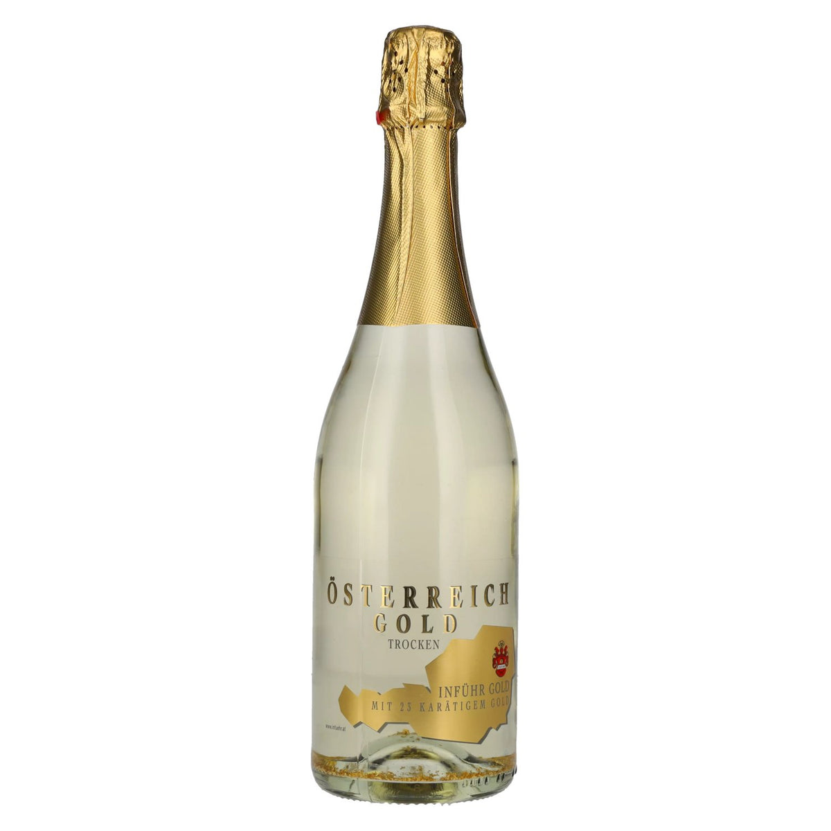 Austria Gold – with 23-carat gold leaf, 9.5% ABV, 0.75 l