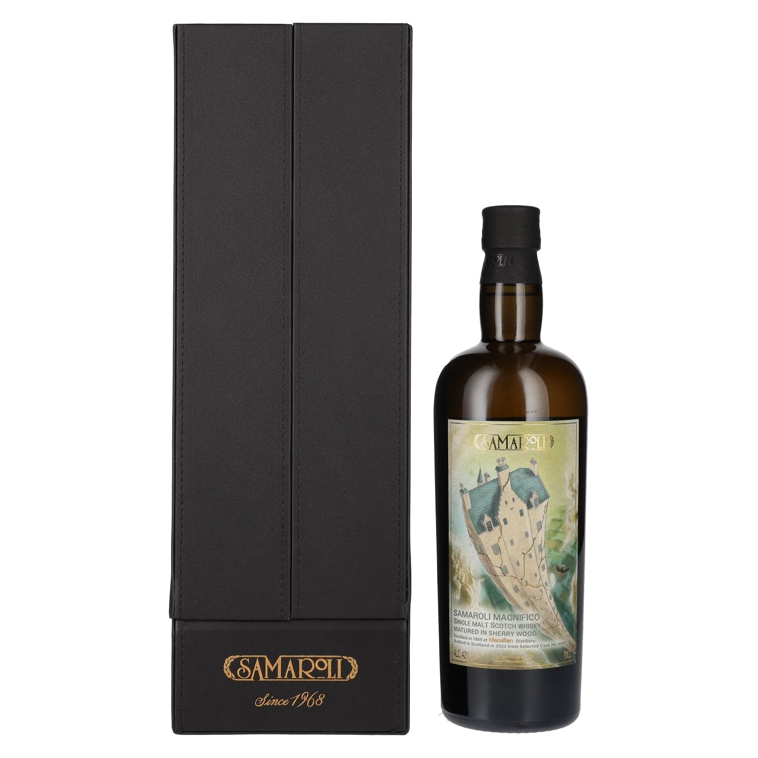 Samaroli Magnifico MACALLAN Single Malt Sherry Wood 1989 42% ABV 0.7l in a gift box