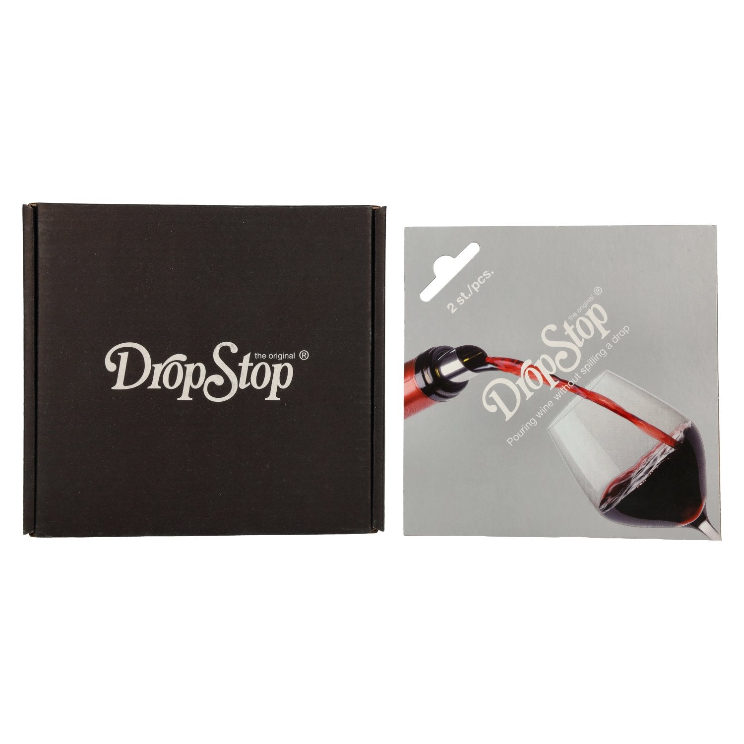 DropStop wine bottle inserts set