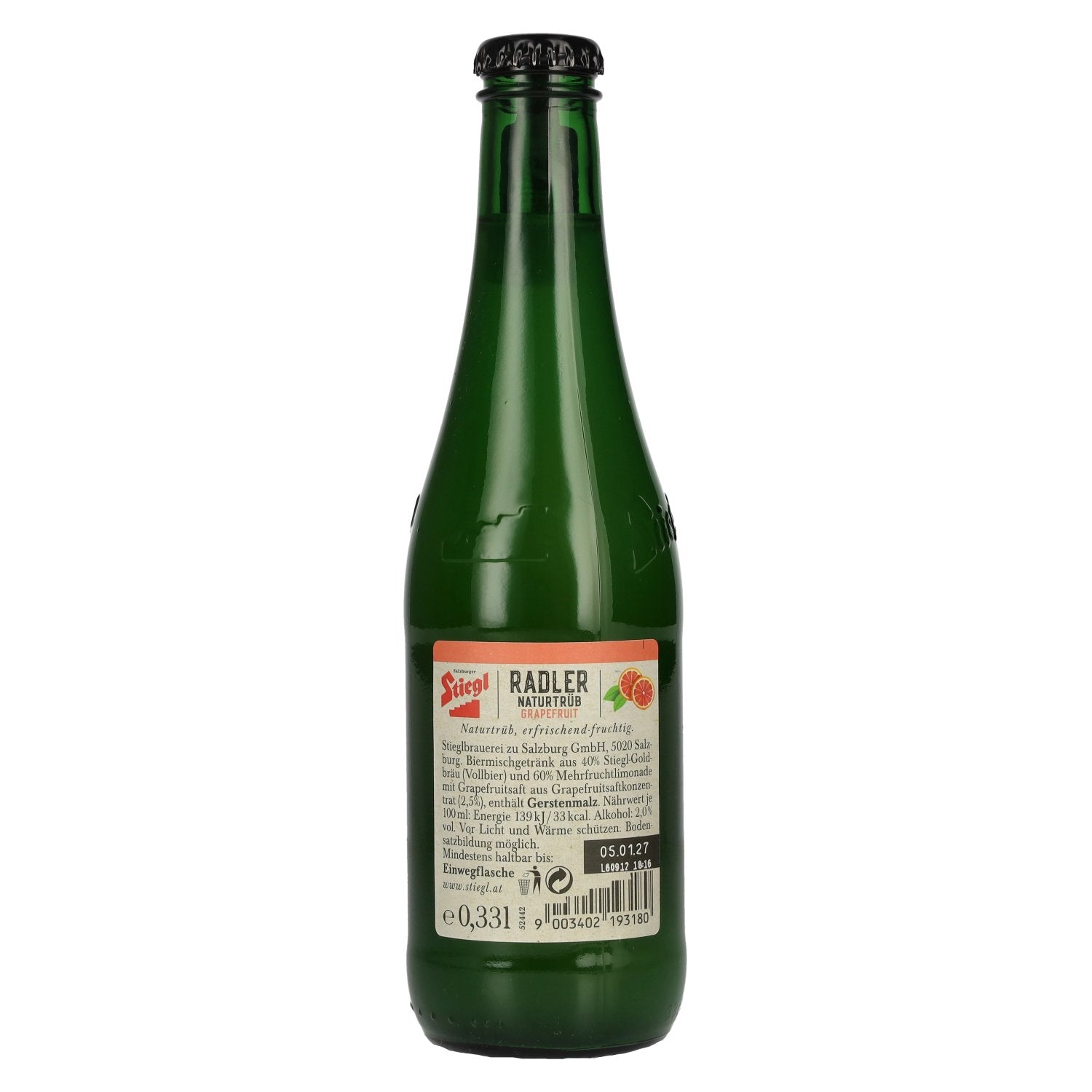 Stiegl Radler Grapefruit 2% Vol. 12x0,33l