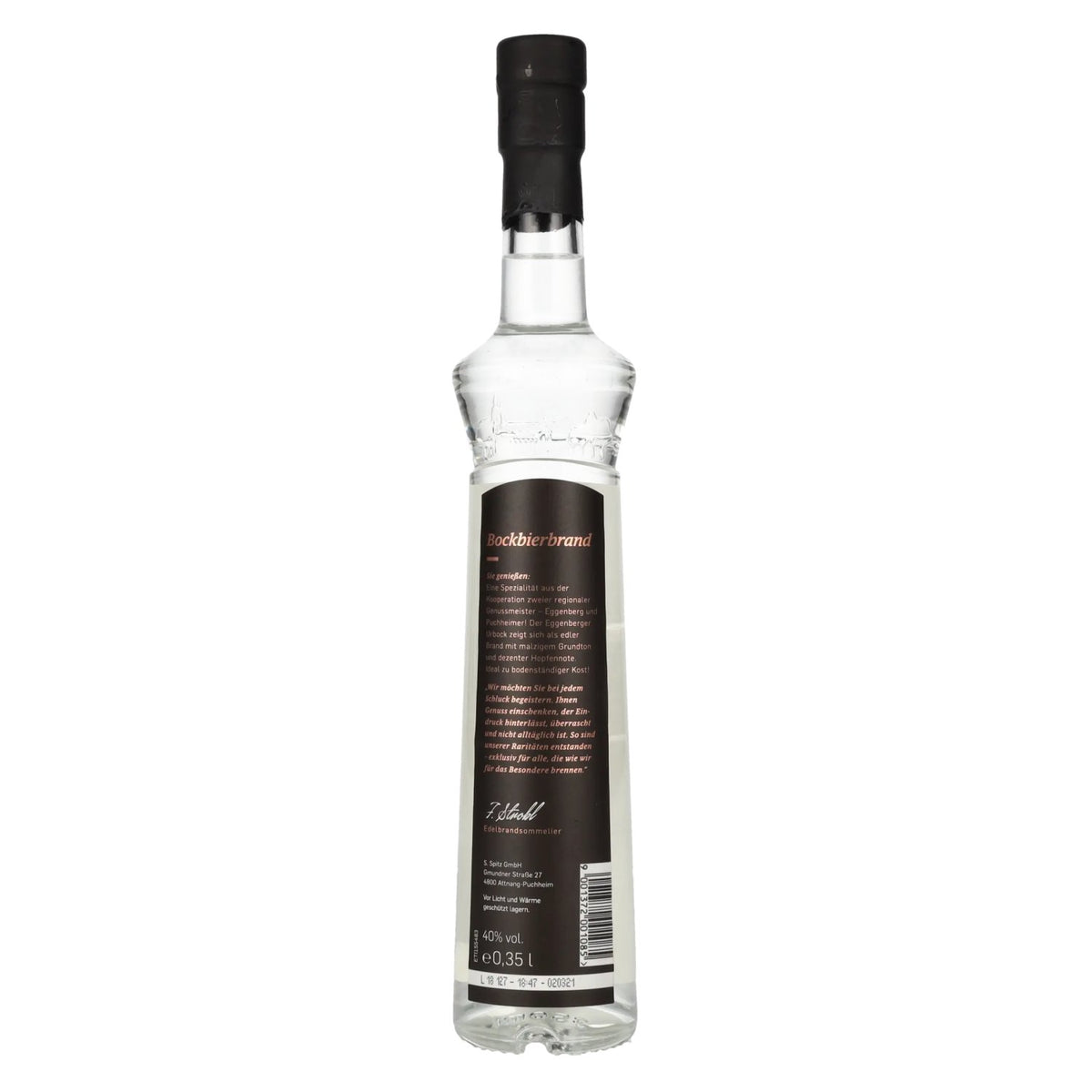 Puchheimer Bock Beer Brandy 40% ABV 0.35 l