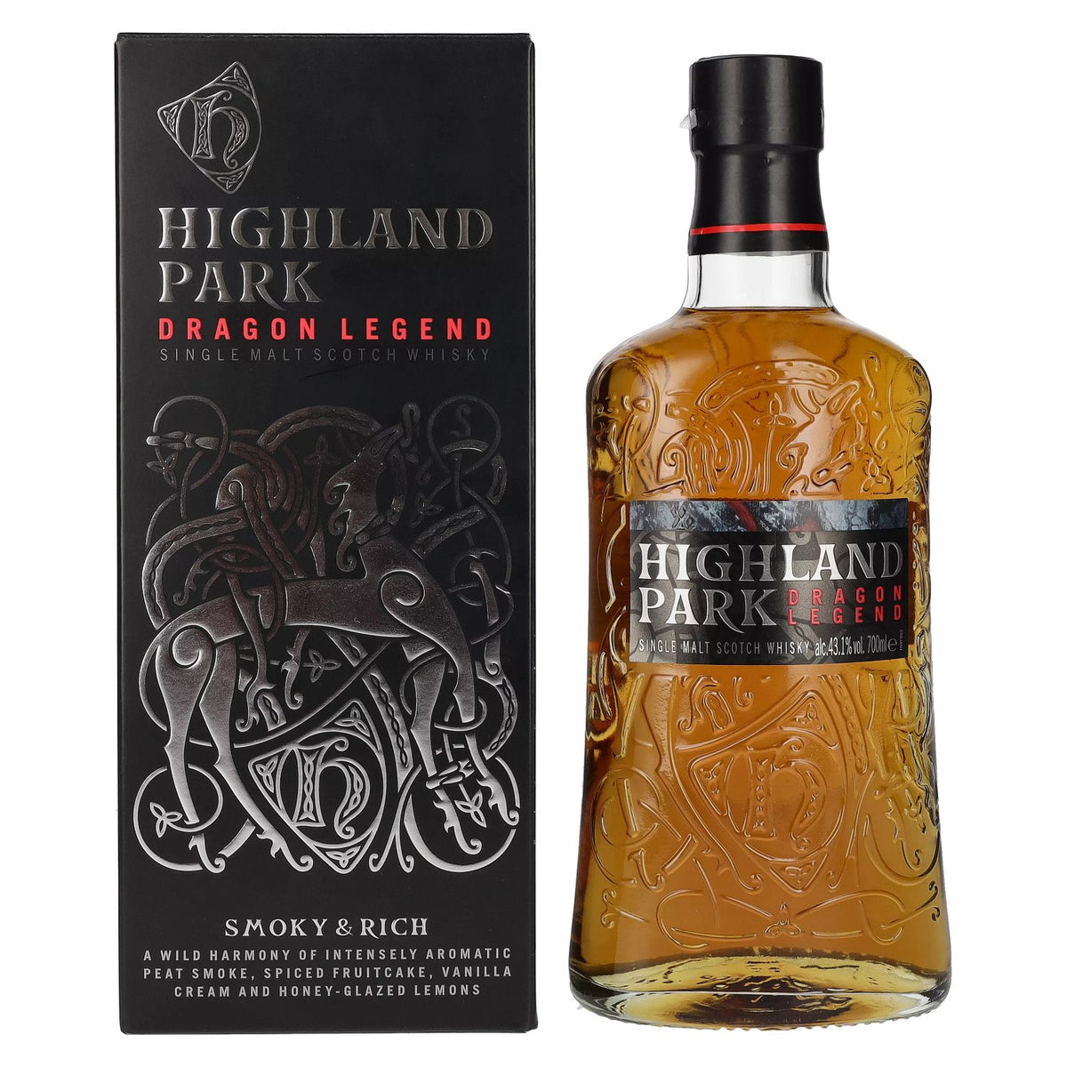 Highland Park DRAGON LEGEND Single Malt Scotch Whisky 43.1% ABV 0.7l in a gift box