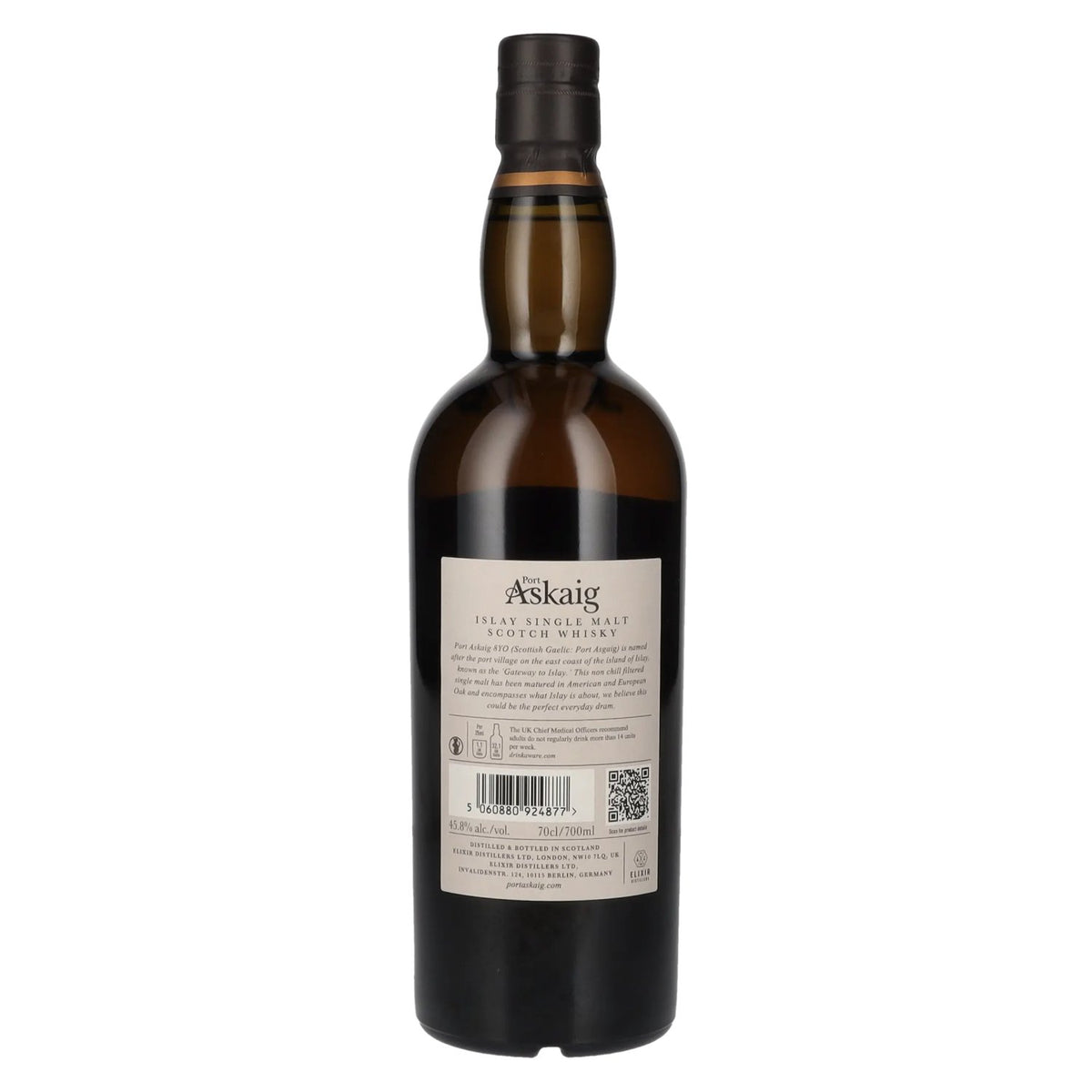Port Askaig Islay 8 Years Old Islay Single Malt 45.8% ABV 0.7l