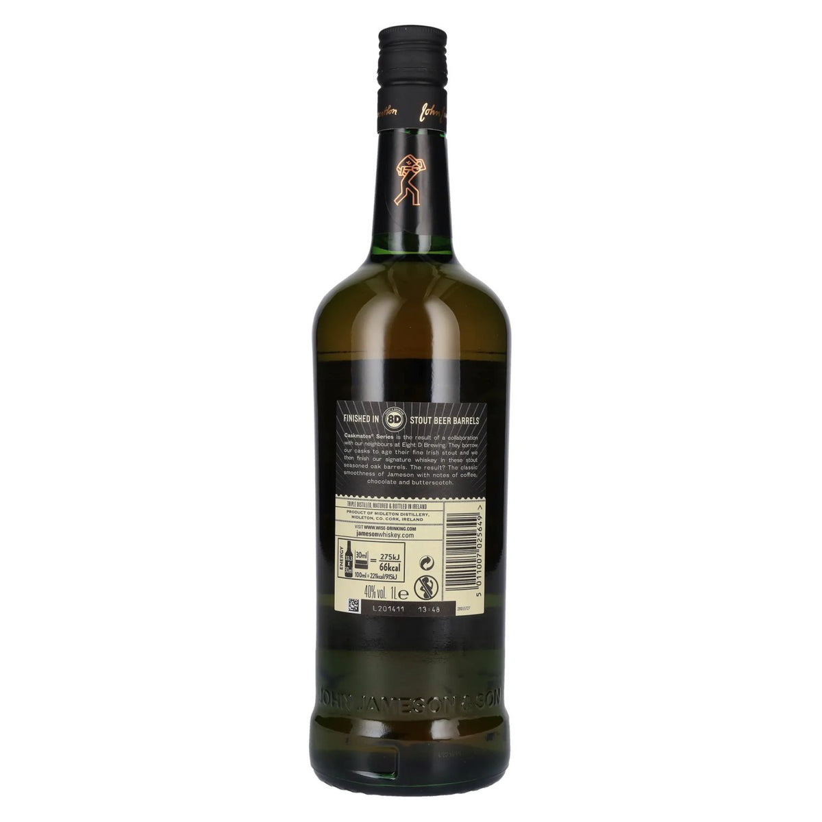 Jameson CASKMATES Triple Distilled Irish Whiskey STOUT EDITION 40% Vol. 1l