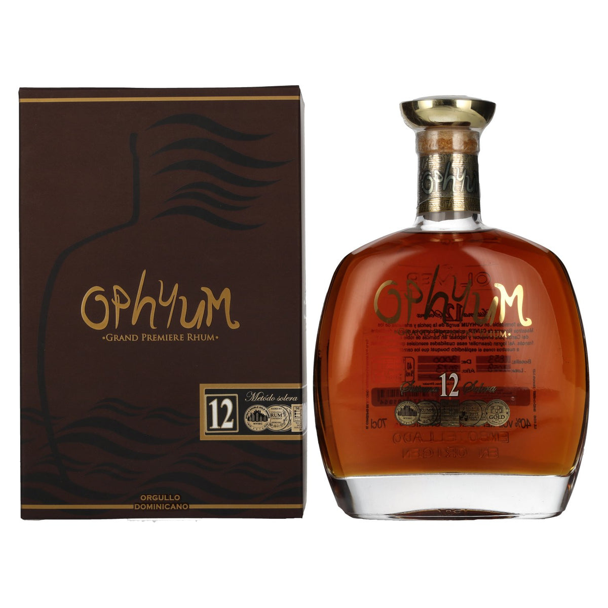Ophyum 12 Metódo Solera Grand Premiere Rhum 40% Vol. 0,7l in Geschenkbox