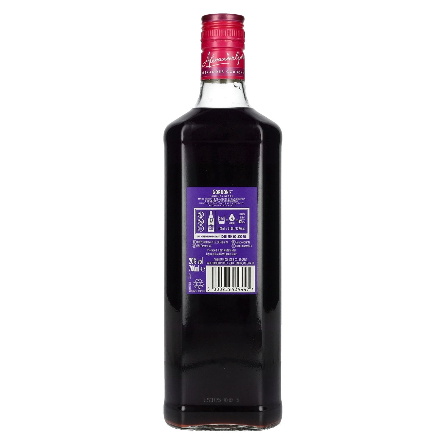 Gordon's Shimmer Berry Gin Liqueur Limited Edition 20% Vol. 0,7l
